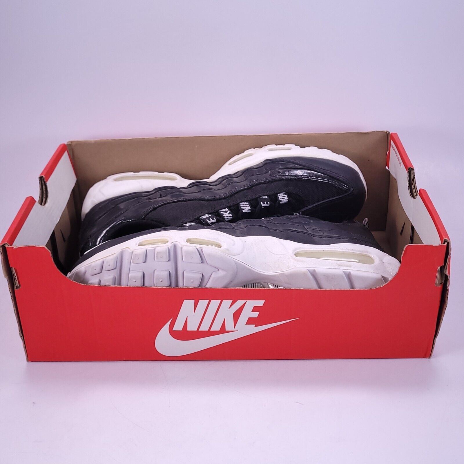 Nike Nike Air Max 95 PRM Shoe Men Size 7.5 538416-020 Black White Size US 7.5 / EU 40-41 - 10 Thumbnail