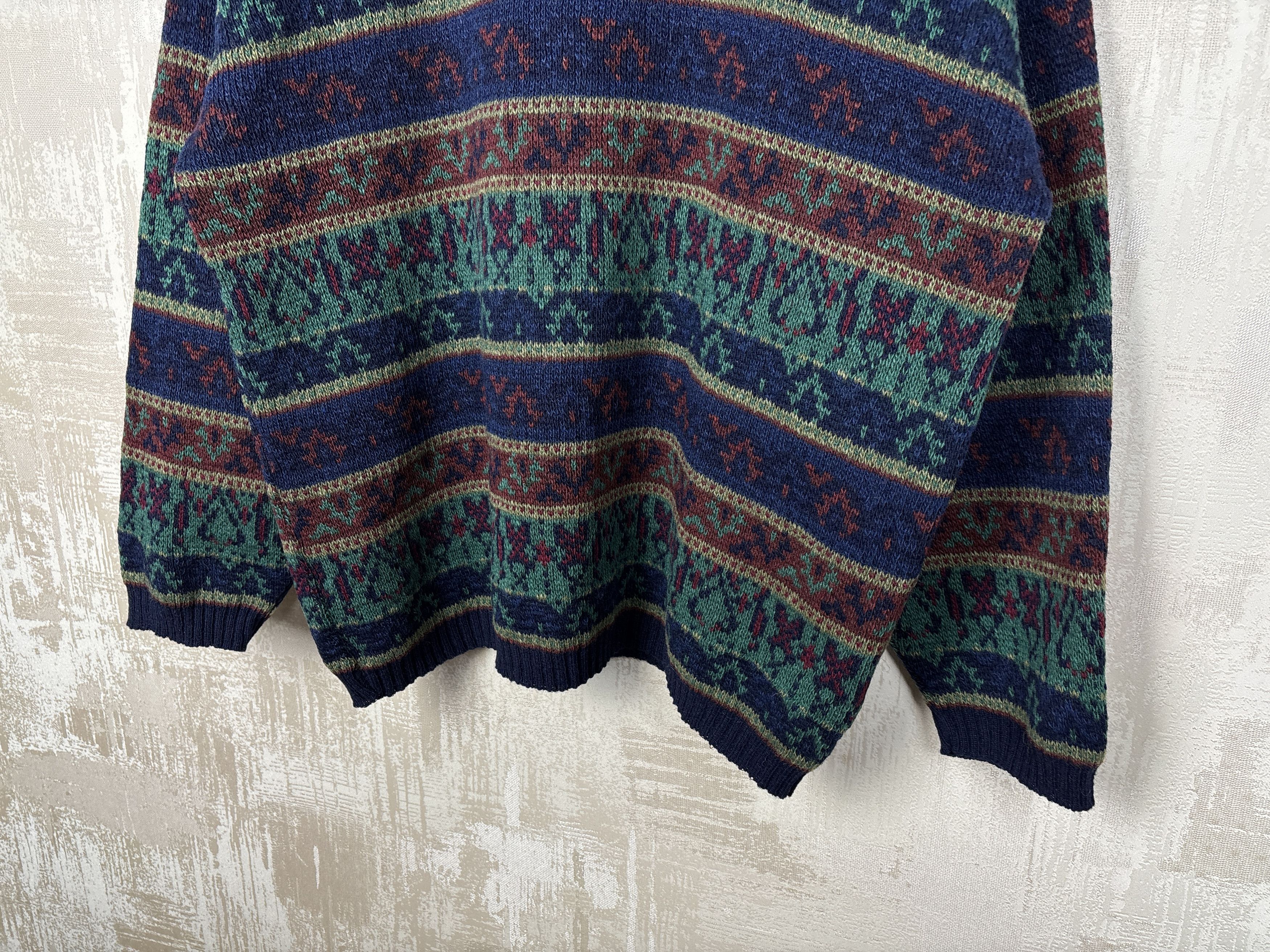 Other Dunn & Co Vintage Knit Sweater Wool Blend Fair Isle Pattern Size US L / EU 52-54 / 3 - 6 Thumbnail