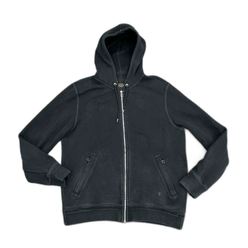 Louis Vuitton Louis Vuitton Louis Vuitton Black ZipUp Hoodie for Men-250 Size US XL / EU 56 / 4 - 1 Thumbnail