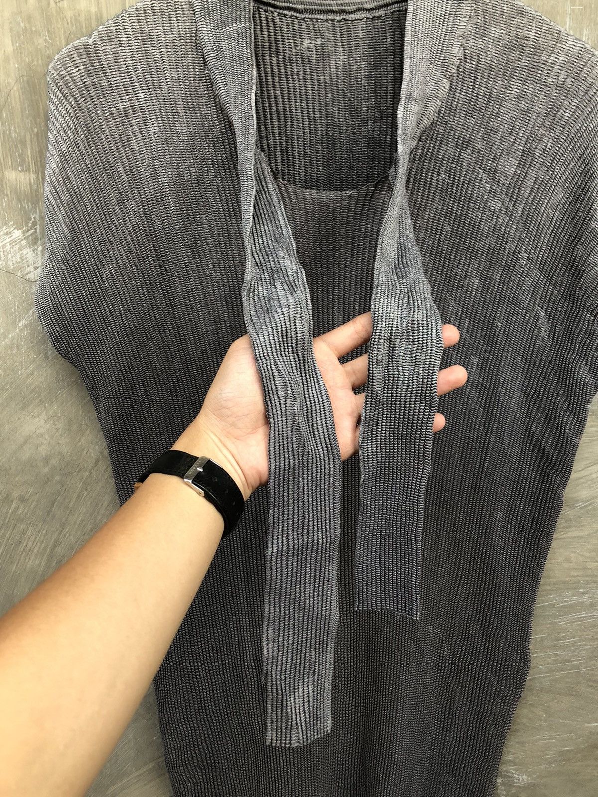 Japanese Brand Japanese Spechio Pleats Midi Dress Issey Miyake Style Size L / US 10 / IT 46 - 4 Thumbnail