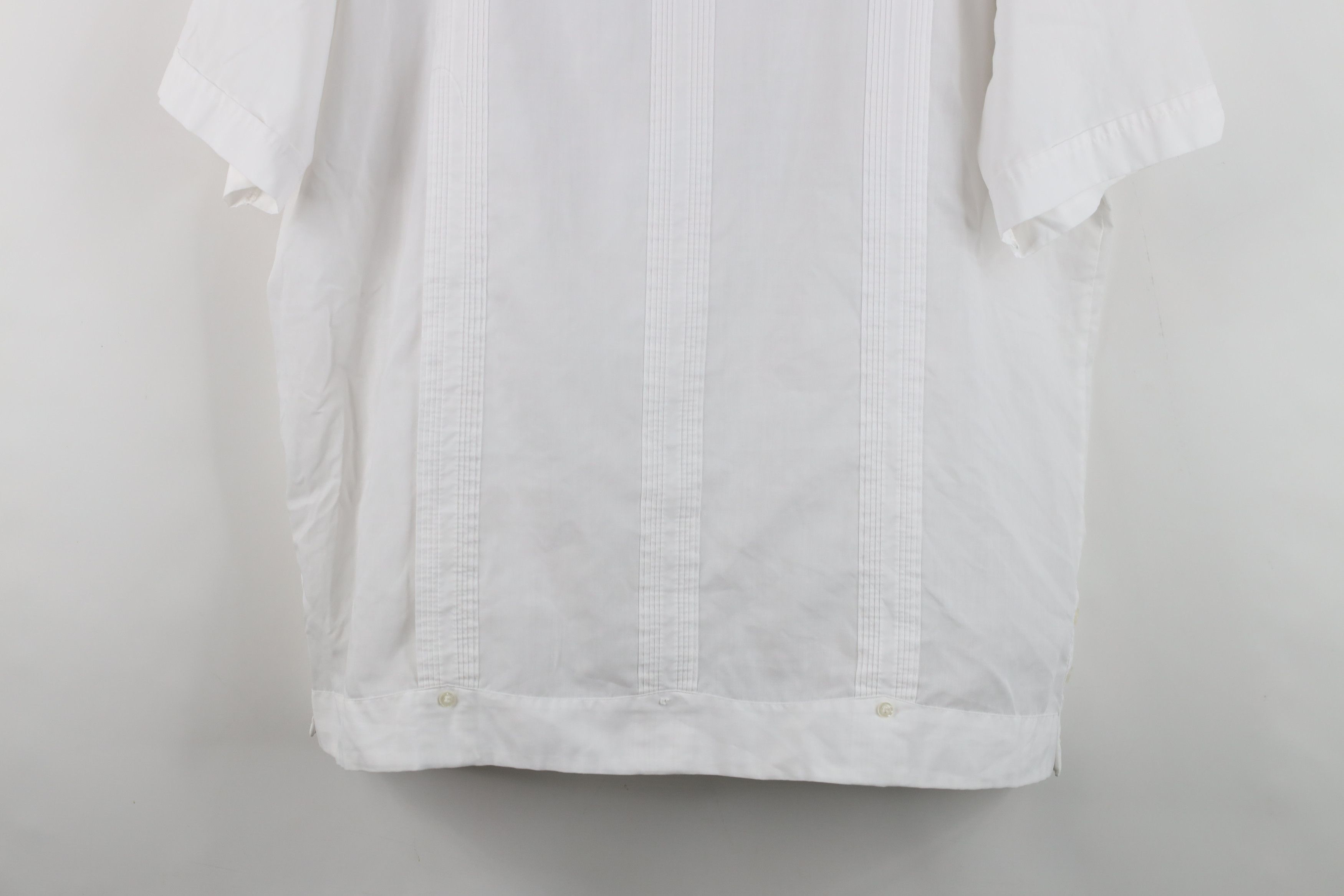 Vintage Vintage 70s Rockabilly Wedding Beach Button Shirt White Size US XL / EU 56 / 4 - 14 Thumbnail