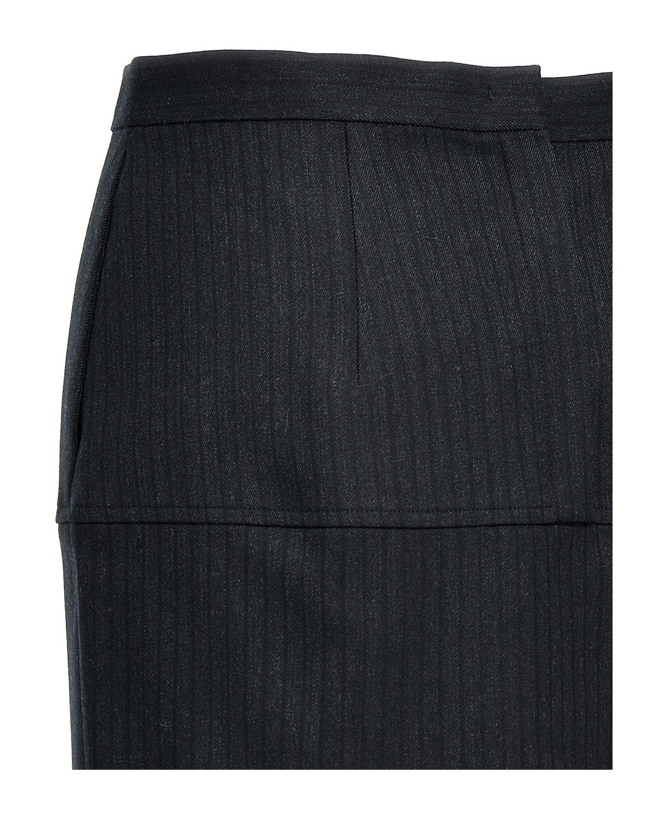 Fendi o1s1wg110326 Skirt in Black Size 27" / US 4 / IT 40 - 3 Thumbnail