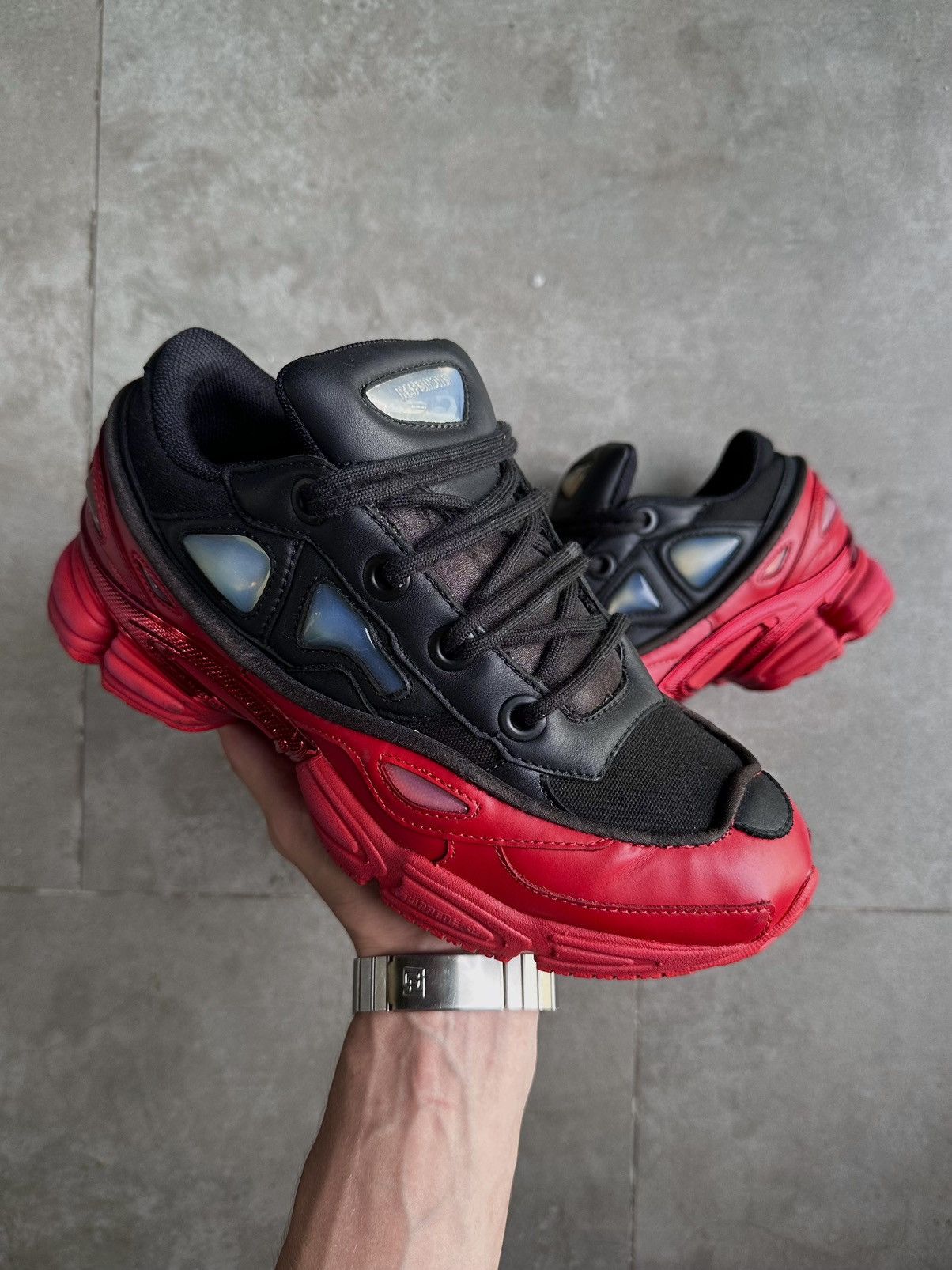 Adidas × Raf Simons SS17 OZWEEGO 3 RED/BLACK Size US 7 / EU 40 - 4 Thumbnail