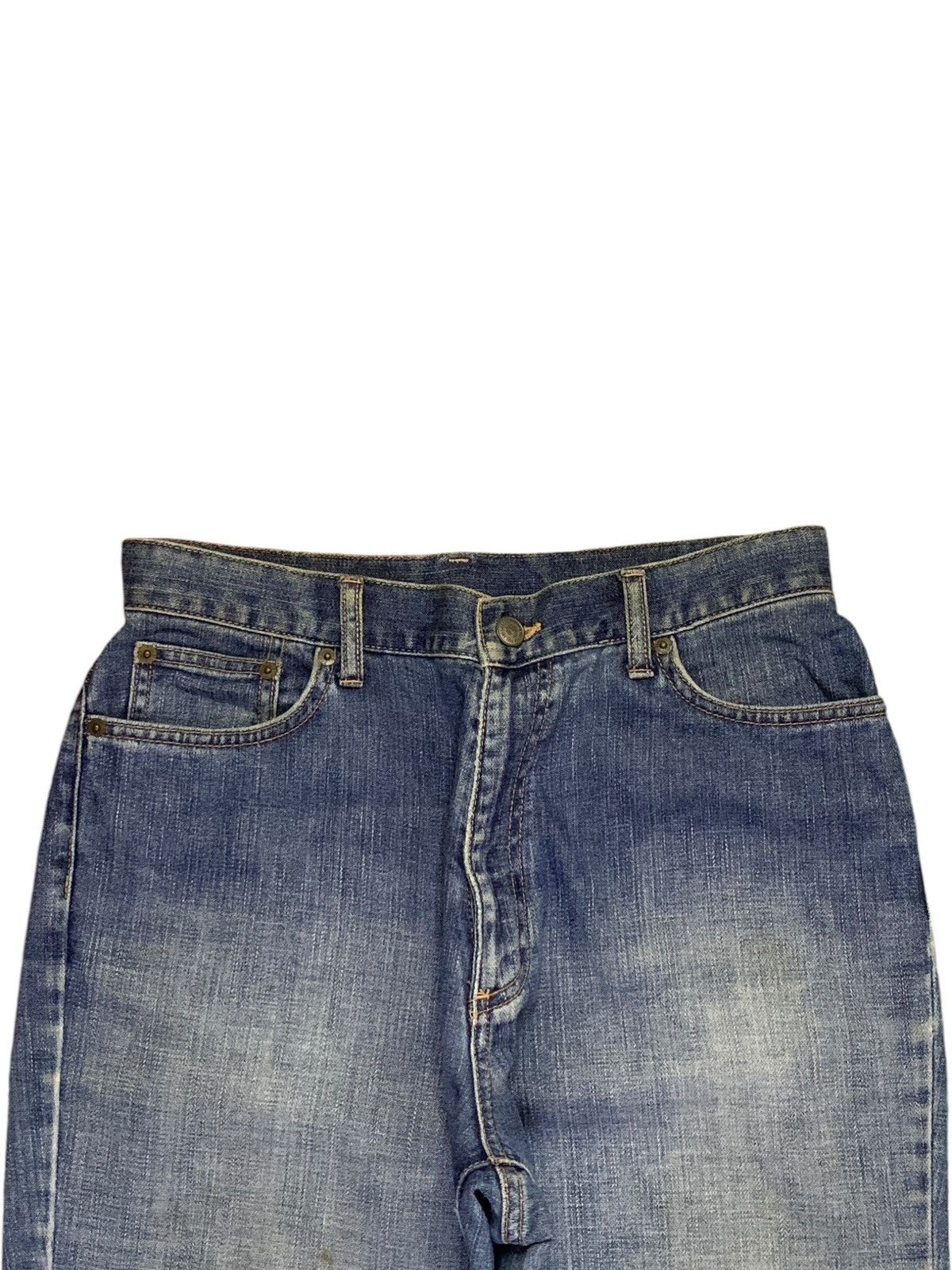 Japanese Brand Vintage Japanese Brand Mud Wash Flare Jeans Size 29" - 4 Thumbnail