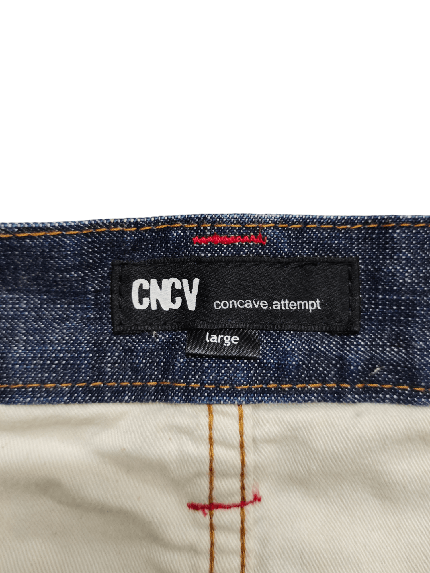 Comme des Garcons × Undercover Vintage Y2k Cncv Checkered Denim Jeans Ppfm Undercover Style Size US 35 - 14 Thumbnail