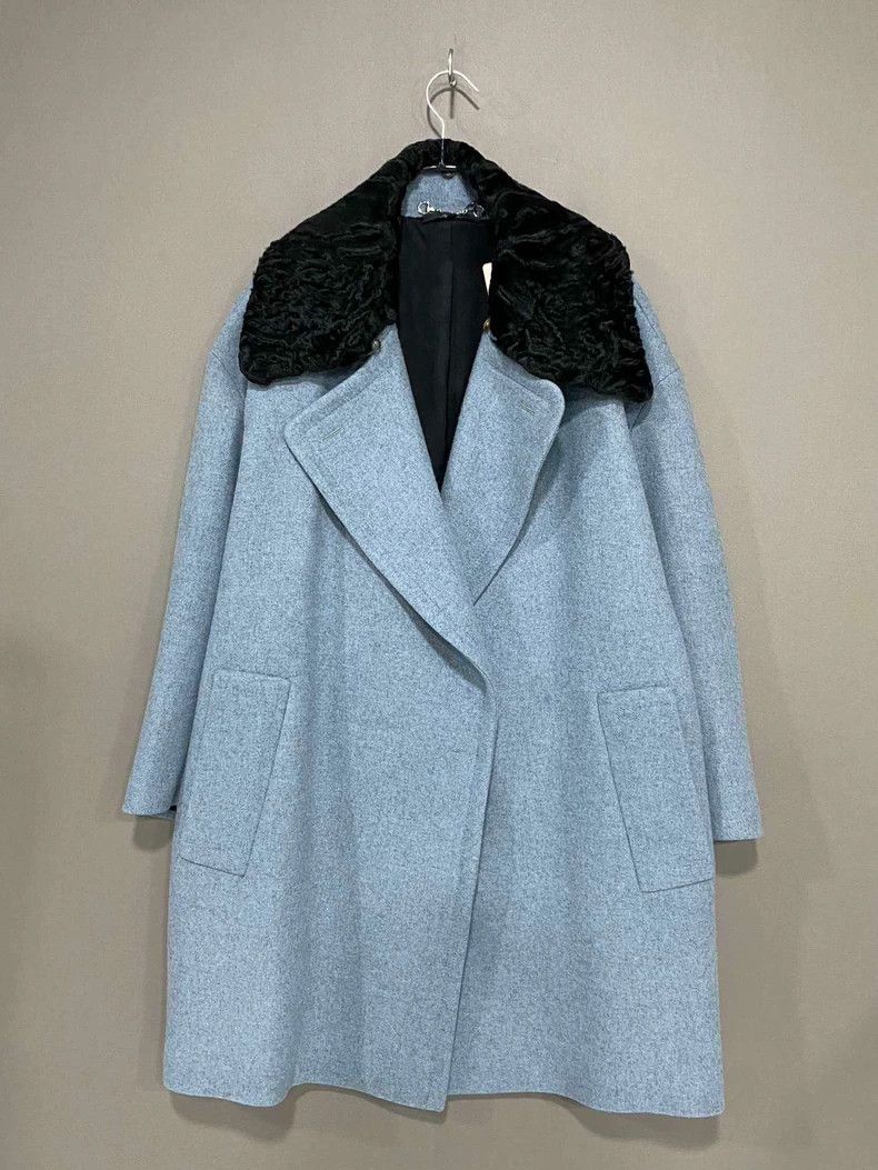 Gucci Gucci Afghan sheepskin wool collar wool coat 2506-Nextarrow Size XS / US 0-2 / IT 36-38 - 1 Thumbnail