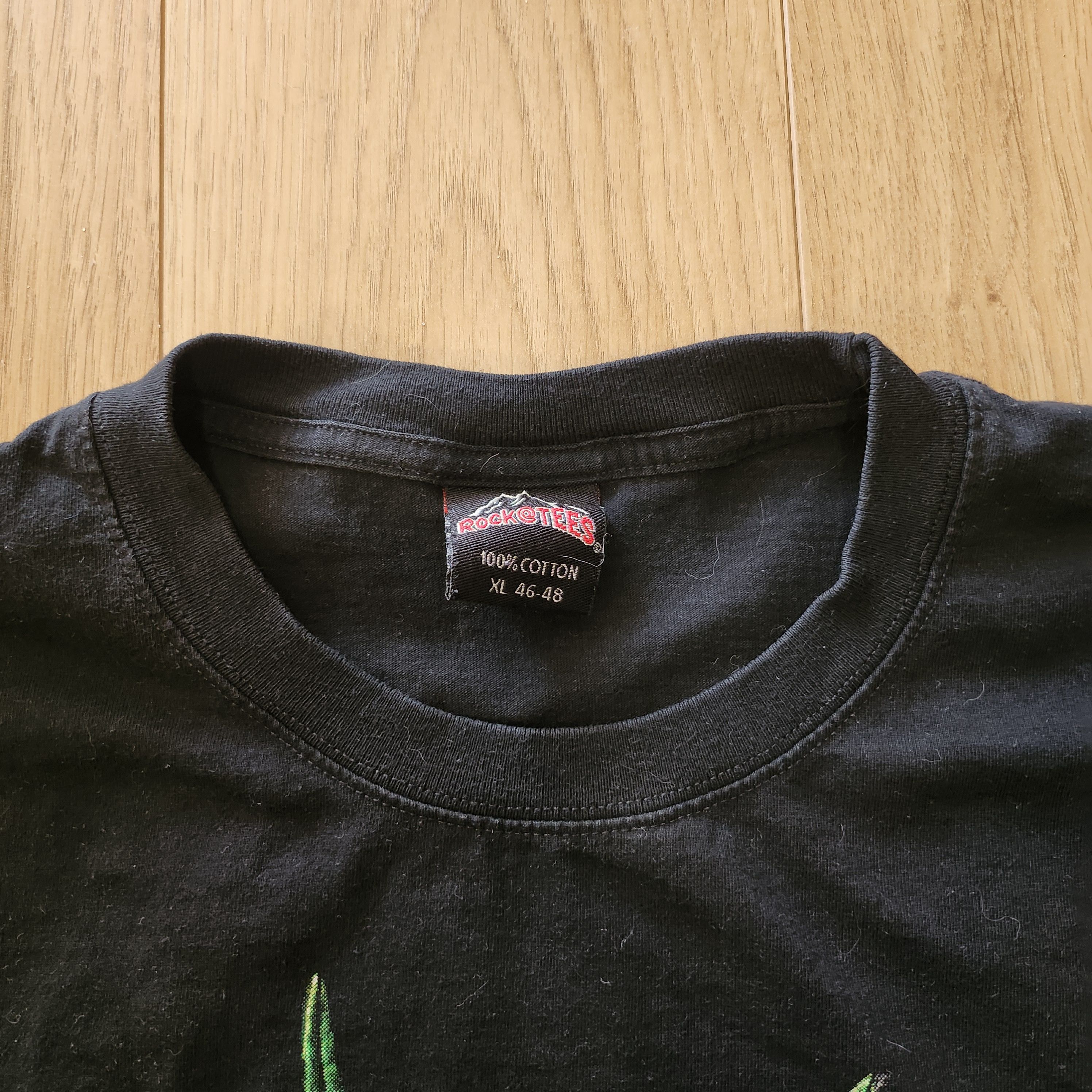 Vintage Legalize it Black T-shirt Weed Size US XL / EU 56 / 4 - 3 Thumbnail