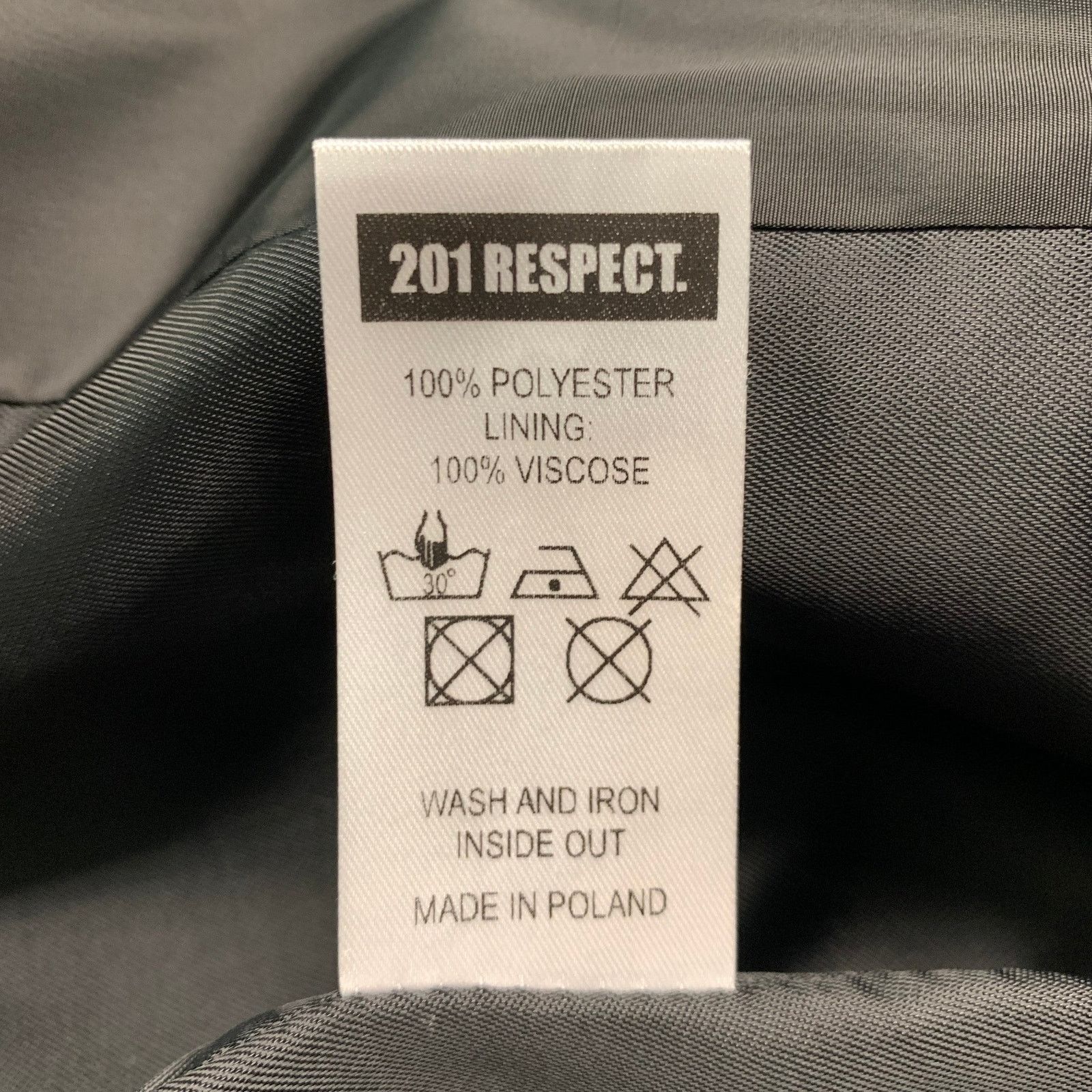 Other 201 RESPECT Size S Black Polyester Windbreaker Coat Size US S / EU 44-46 / 1 - 7 Thumbnail