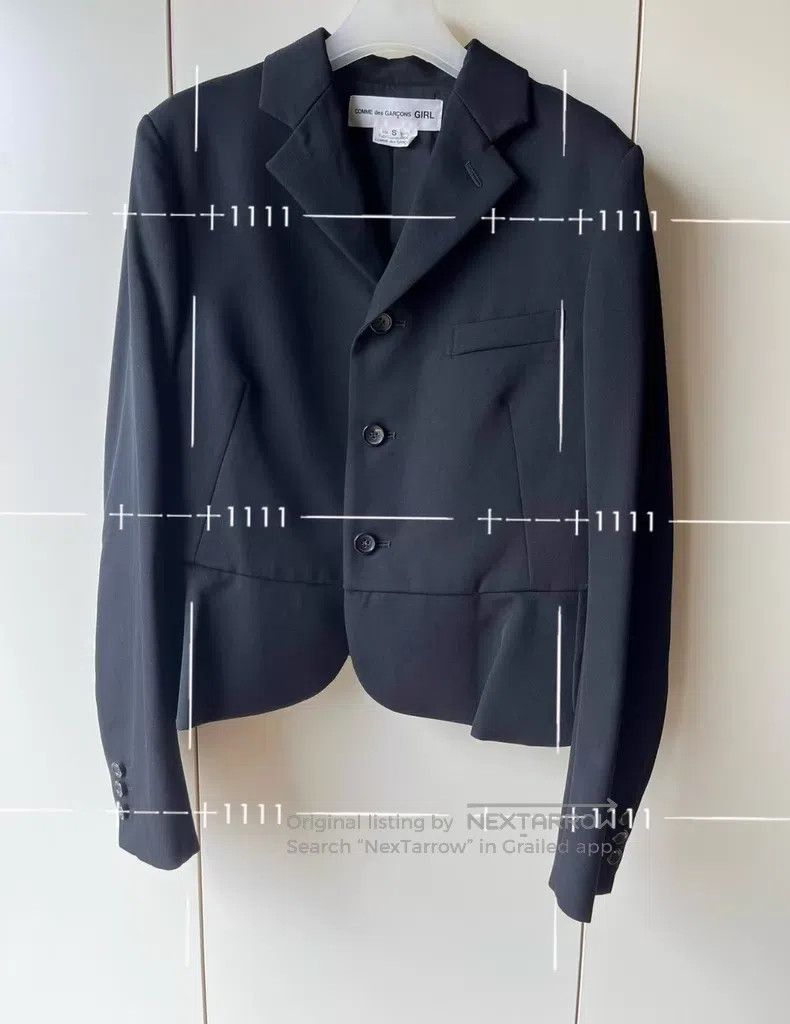 Comme des Garcons Comme des Garcons Lace petal flounce wool blazer Size S / US 4 / IT 40 - 1 Thumbnail