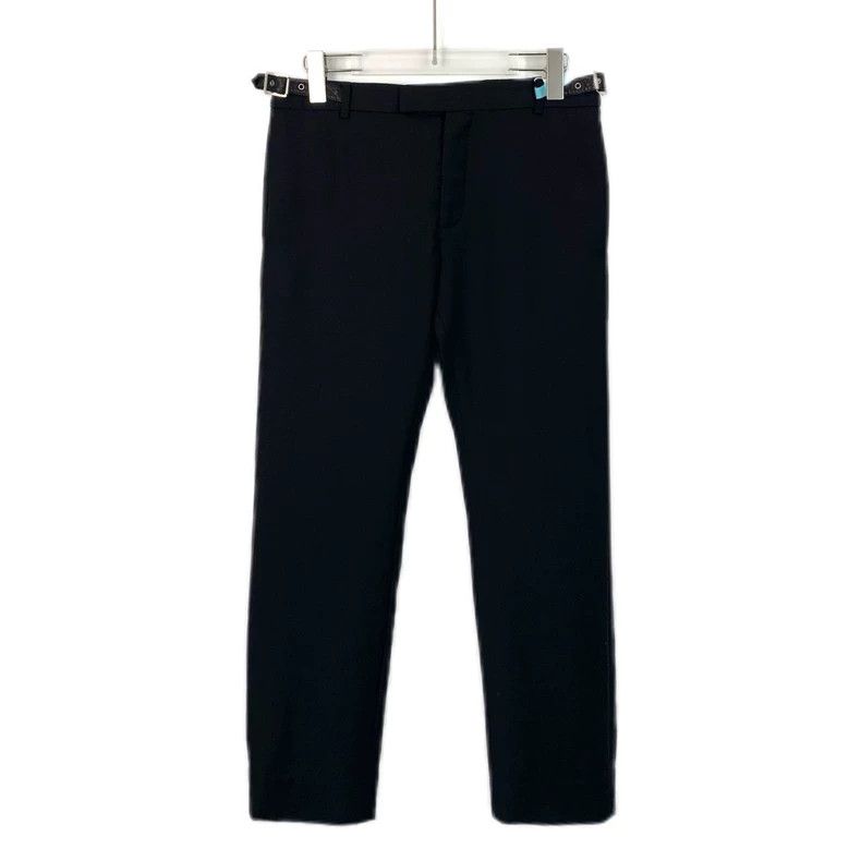 Yves Saint Laurent Saint Laruent size US 46 Black wool slacks pants 2502-Nexta Size US 30 / EU 46 - 1 Thumbnail