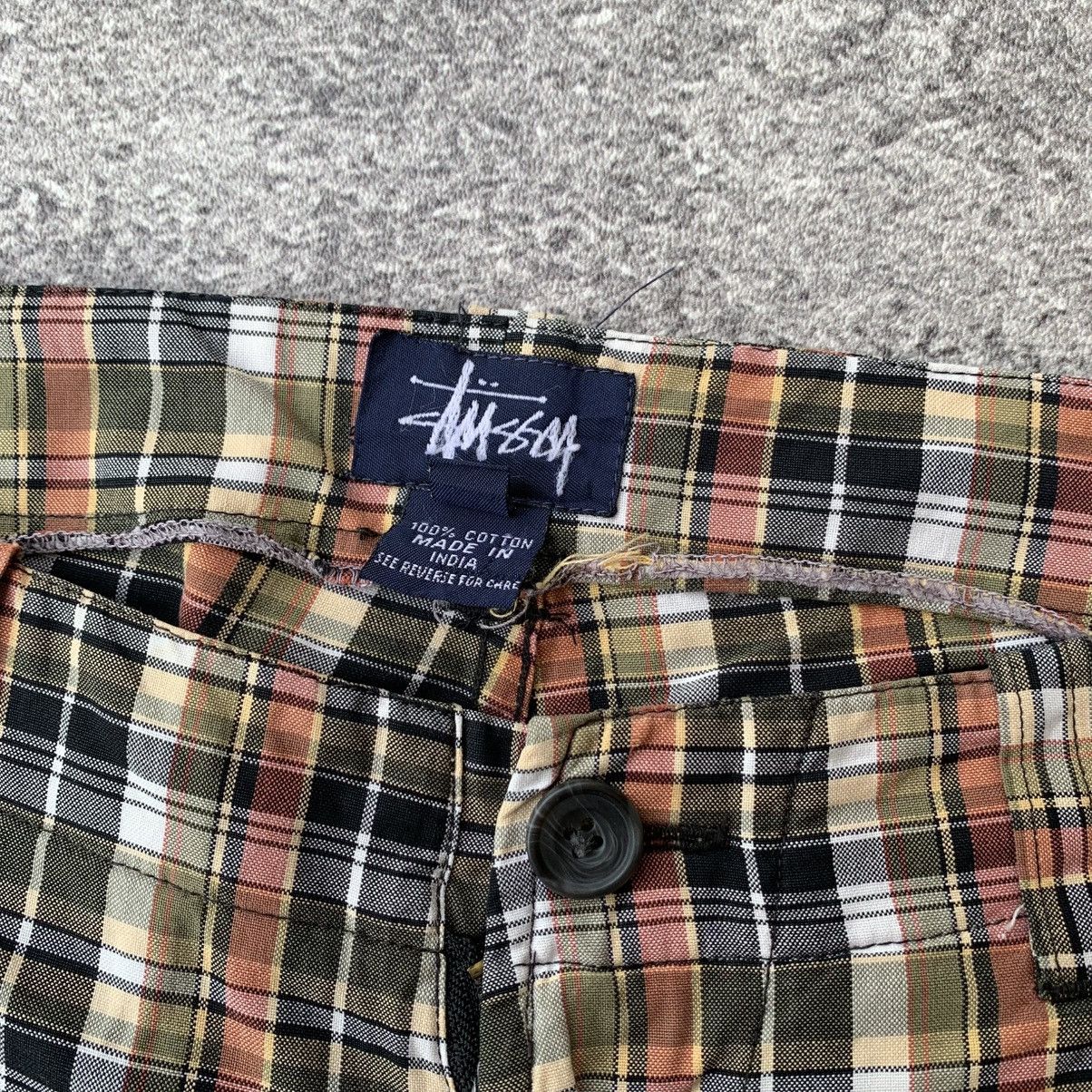 Stussy Vintage 80s Stussy Plaid Shorts Size US 32 / EU 48 - 9 Thumbnail