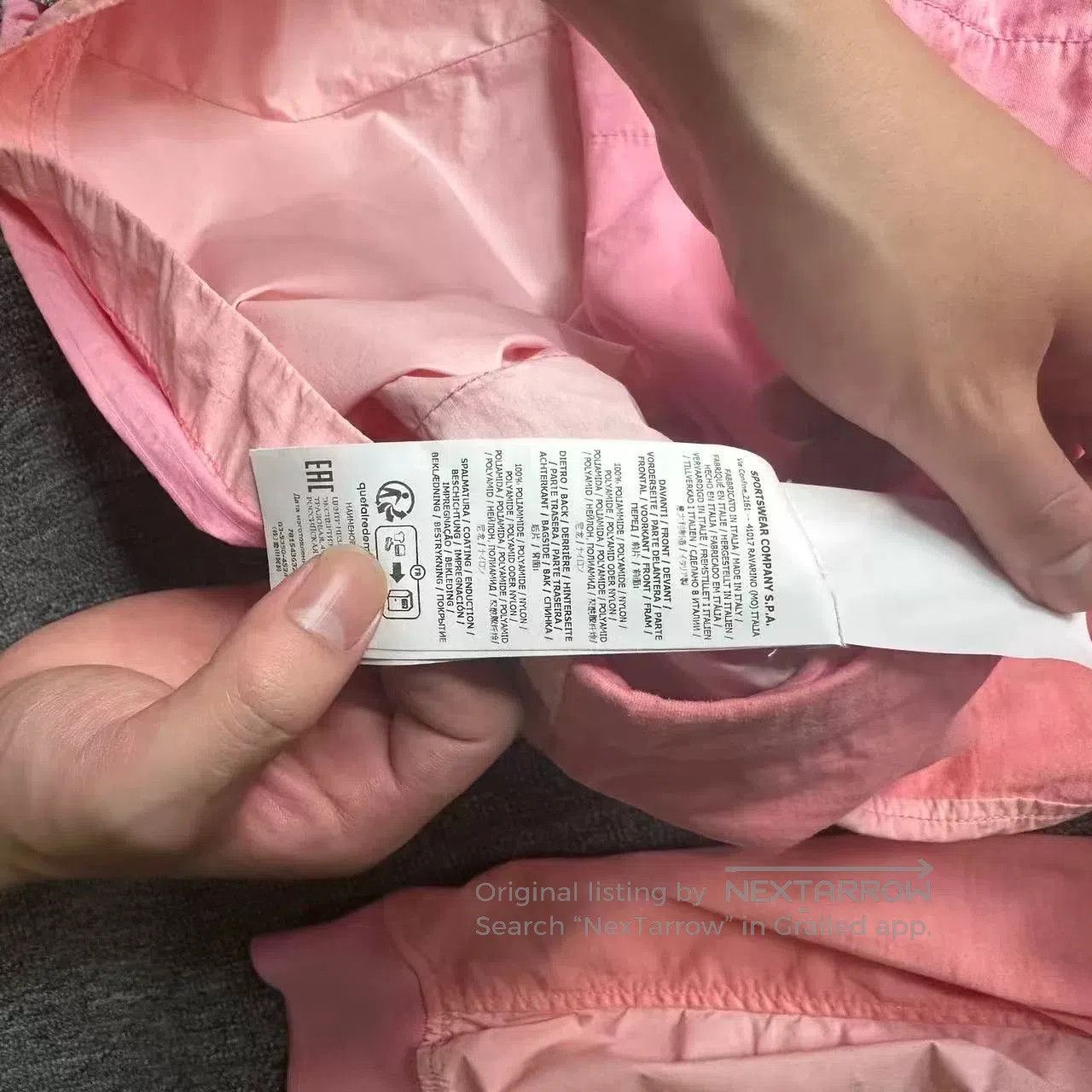 Stone Island stone island half-zip jacket in light pink. Size US L / EU 52-54 / 3 - 5 Thumbnail