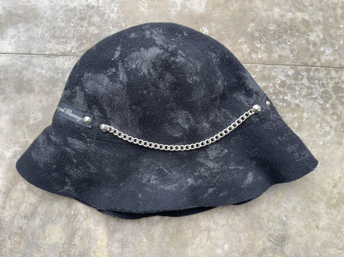 Japanese Brand × Seditionaries Sex Pot Revenge Wool Hat Punk Skull Chain Studded Size ONE SIZE - 4 Thumbnail