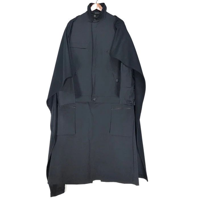 Yohji Yamamoto POUR HOMME 17aw Docking Stole Zipped Coat HK-D23-814 Size US L / EU 52-54 / 3 - 2 Thumbnail