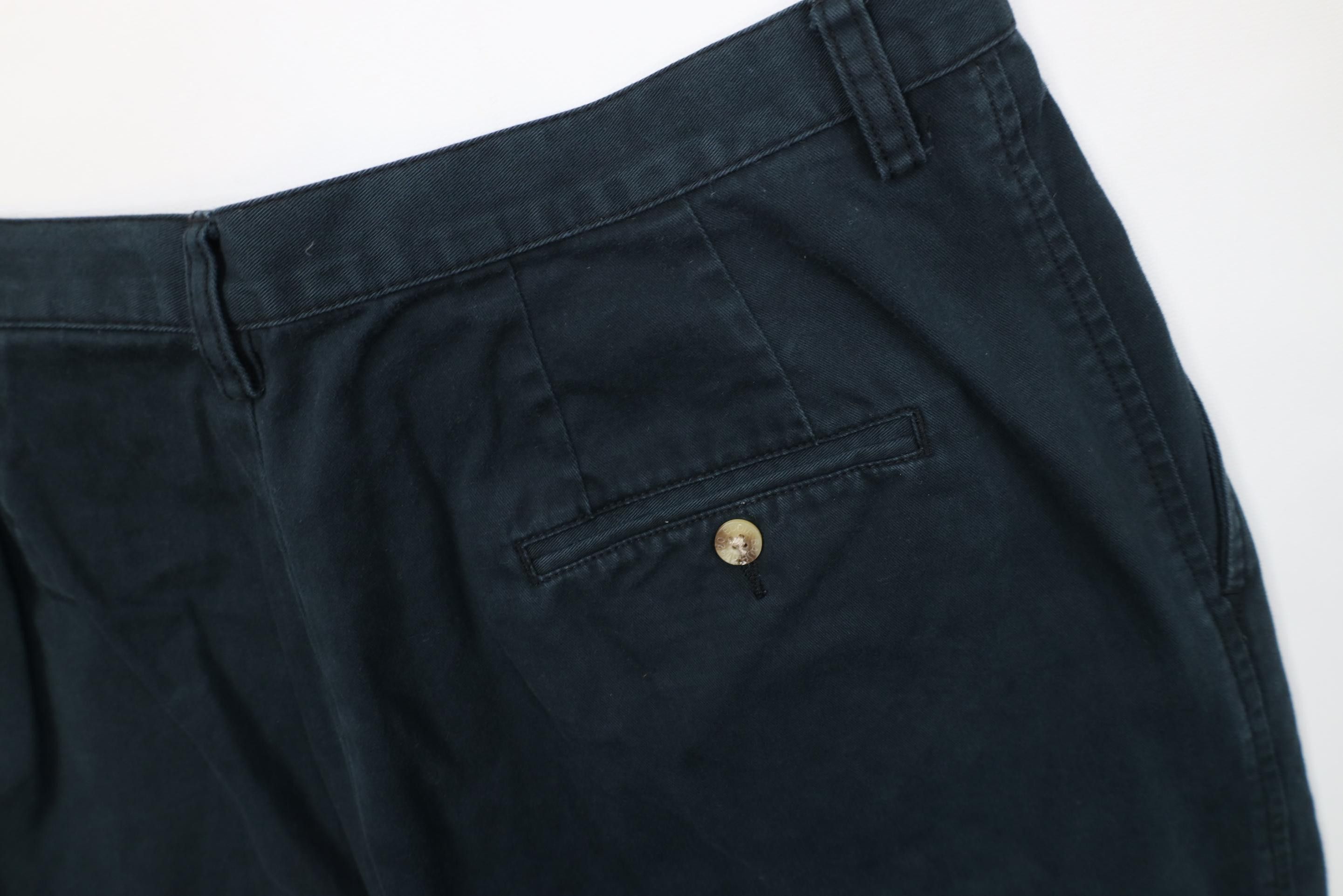 Eddie Bauer Vintage 90s Eddie Bauer Fit Pleated Chino Pants Green Size 38" / US 16 / IT 52 - 13 Thumbnail