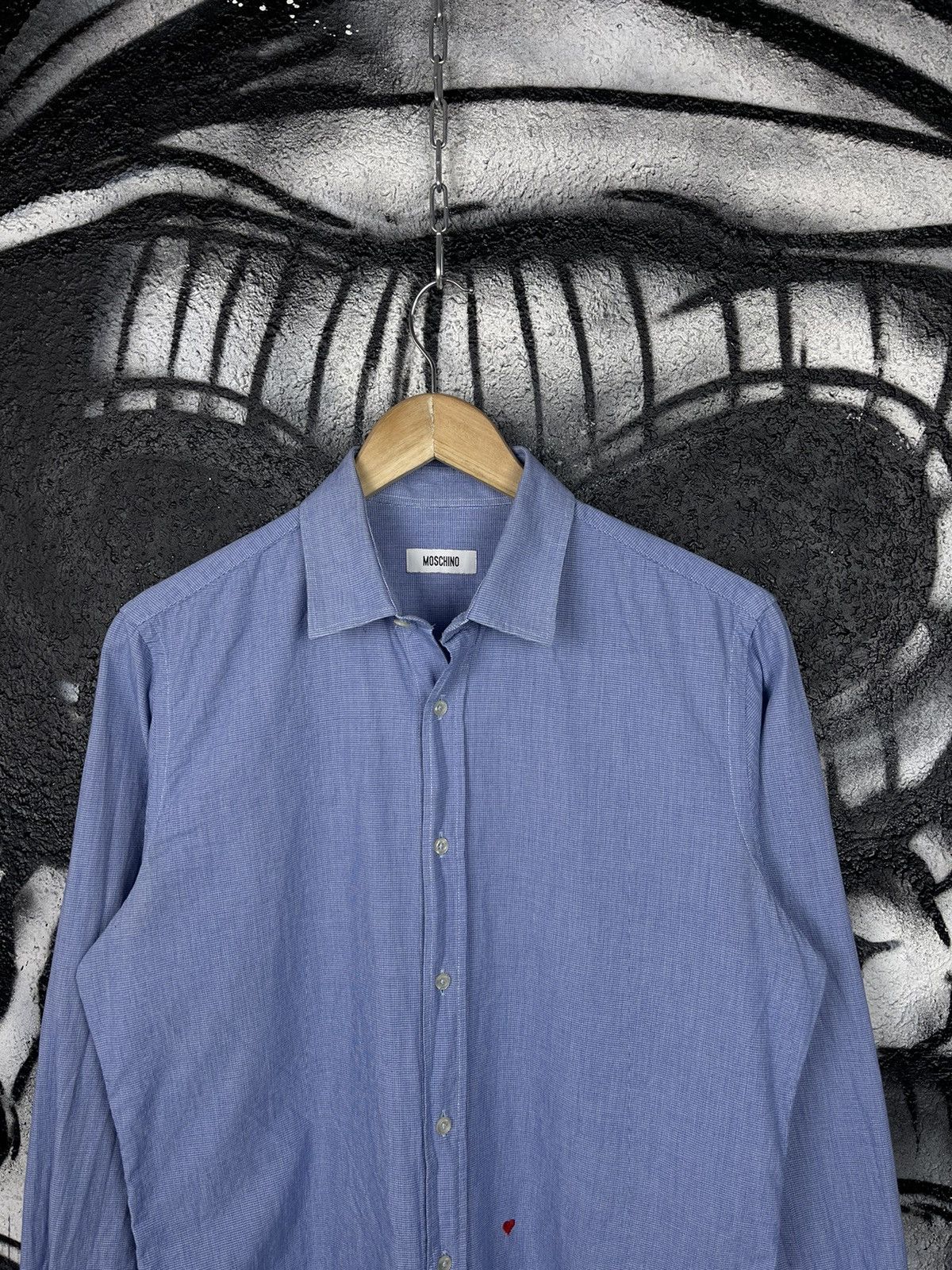 Moschino Moschino Button Up Luxury Shirt Men’s Size M Size US M / EU 48-50 / 2 - 4 Thumbnail