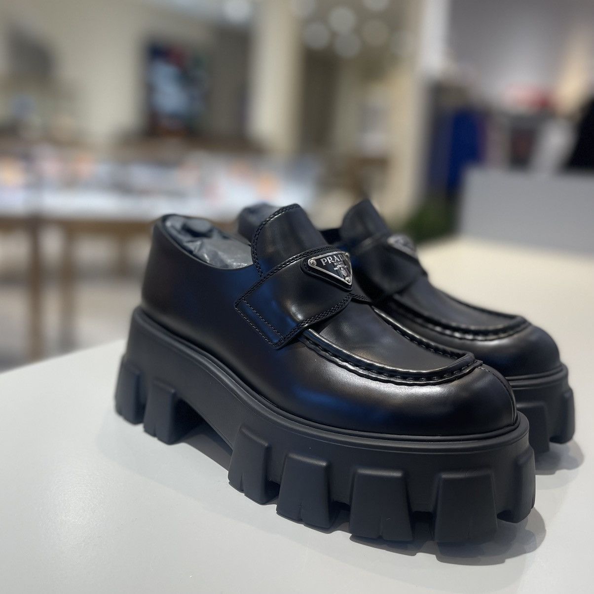 Prada Prada Monolith 55mm Loafer Size US 6.5 / IT 36.5 - 6 Thumbnail