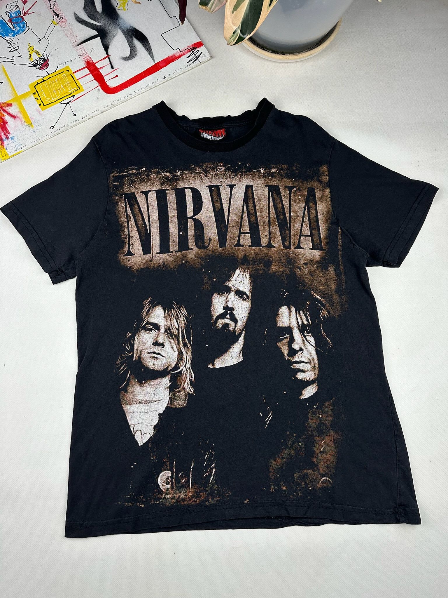 Nirvana Vintage Nirvana T-shirt Size US M / EU 48-50 / 2 - 1 Thumbnail