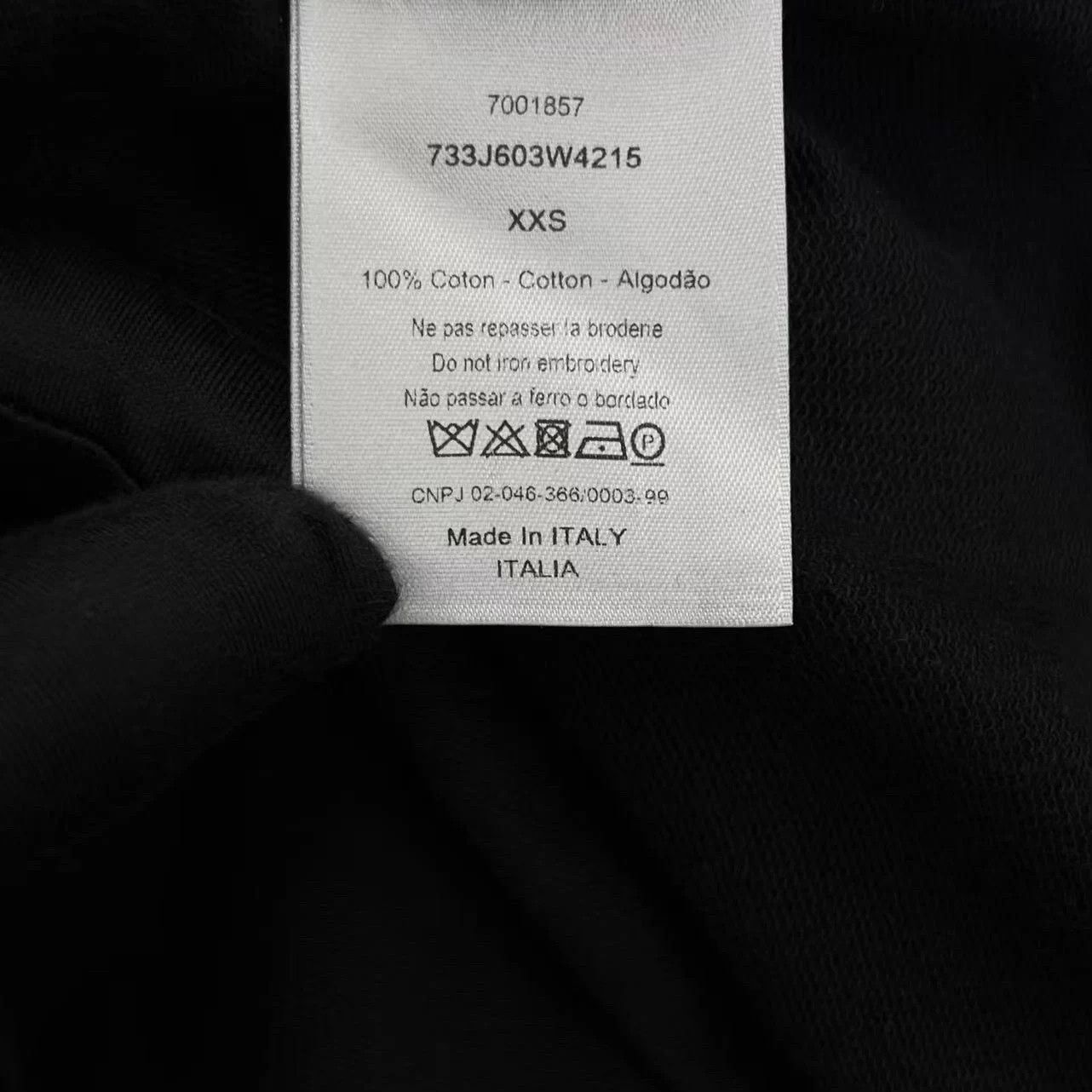 Dior Dior xxs black all over bee patch T-shirt new Size US XXS / EU 40 - 5 Thumbnail