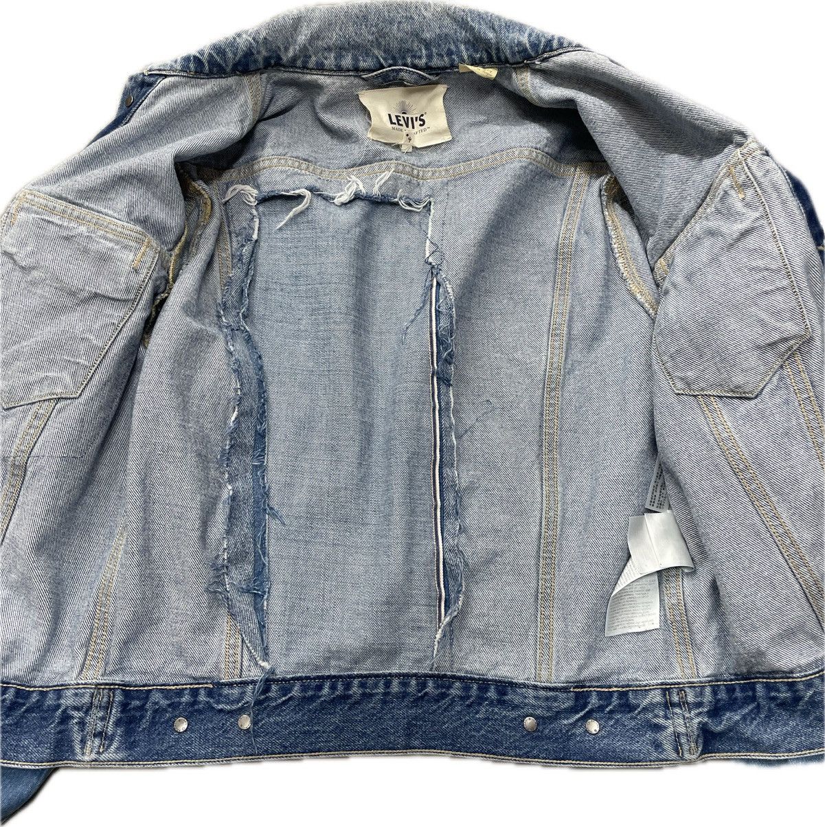 Levi's × Vintage Levi’s Made and Crafted Patched Denim Jacket Size US XS / EU 42 / 0 - 4 Thumbnail