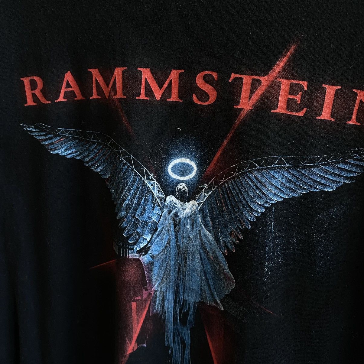 Band Tees Vintage Rammstein Big Graphic Logo Rock Band 90’s tee Size US M / EU 48-50 / 2 - 3 Thumbnail