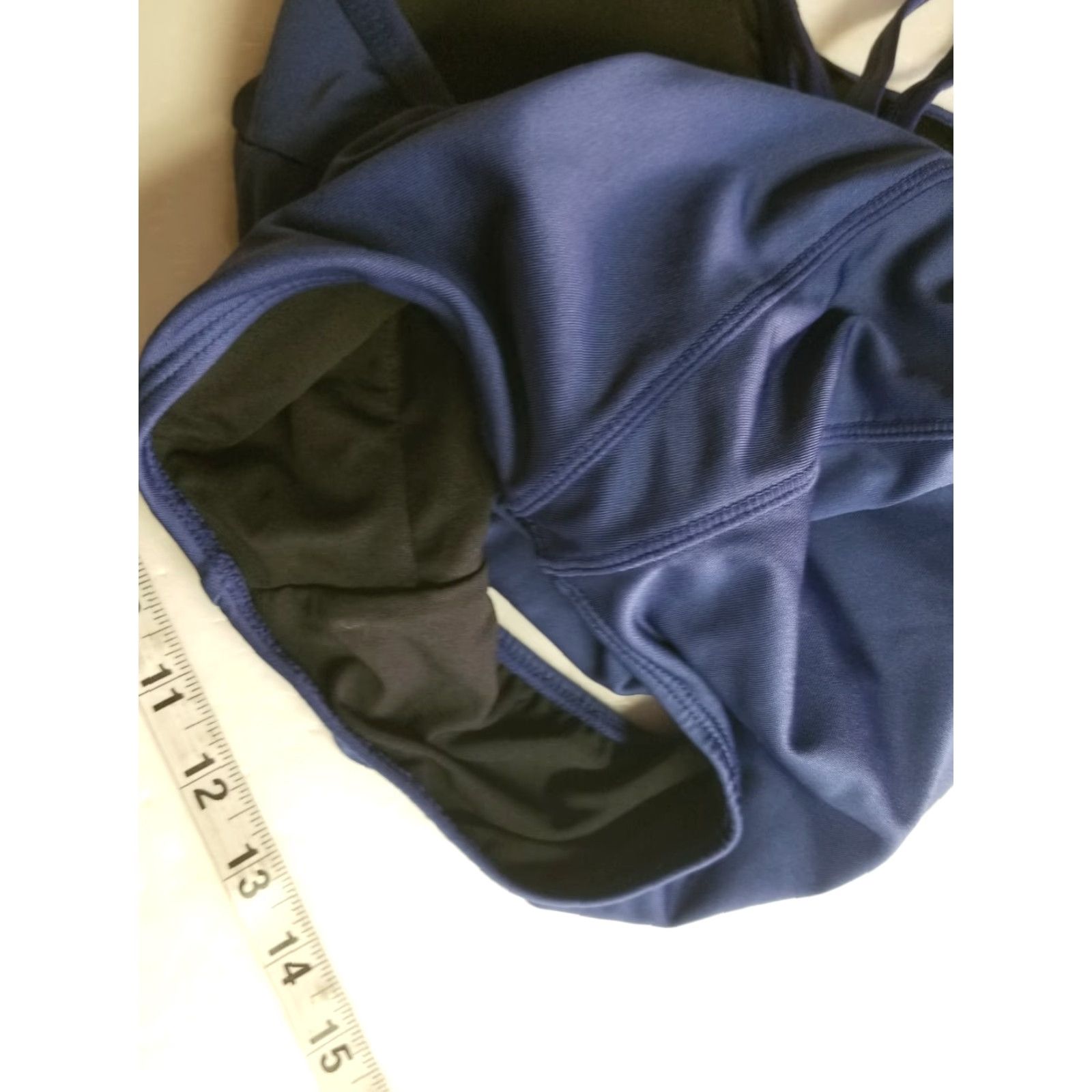 Vintage BALEAF athletic training adjustable strap one piece swimsuit blue size 32 Ladies One Piece Swimsuit Sports Racerback, Blue, 32 Size ONE SIZE - 5 Thumbnail