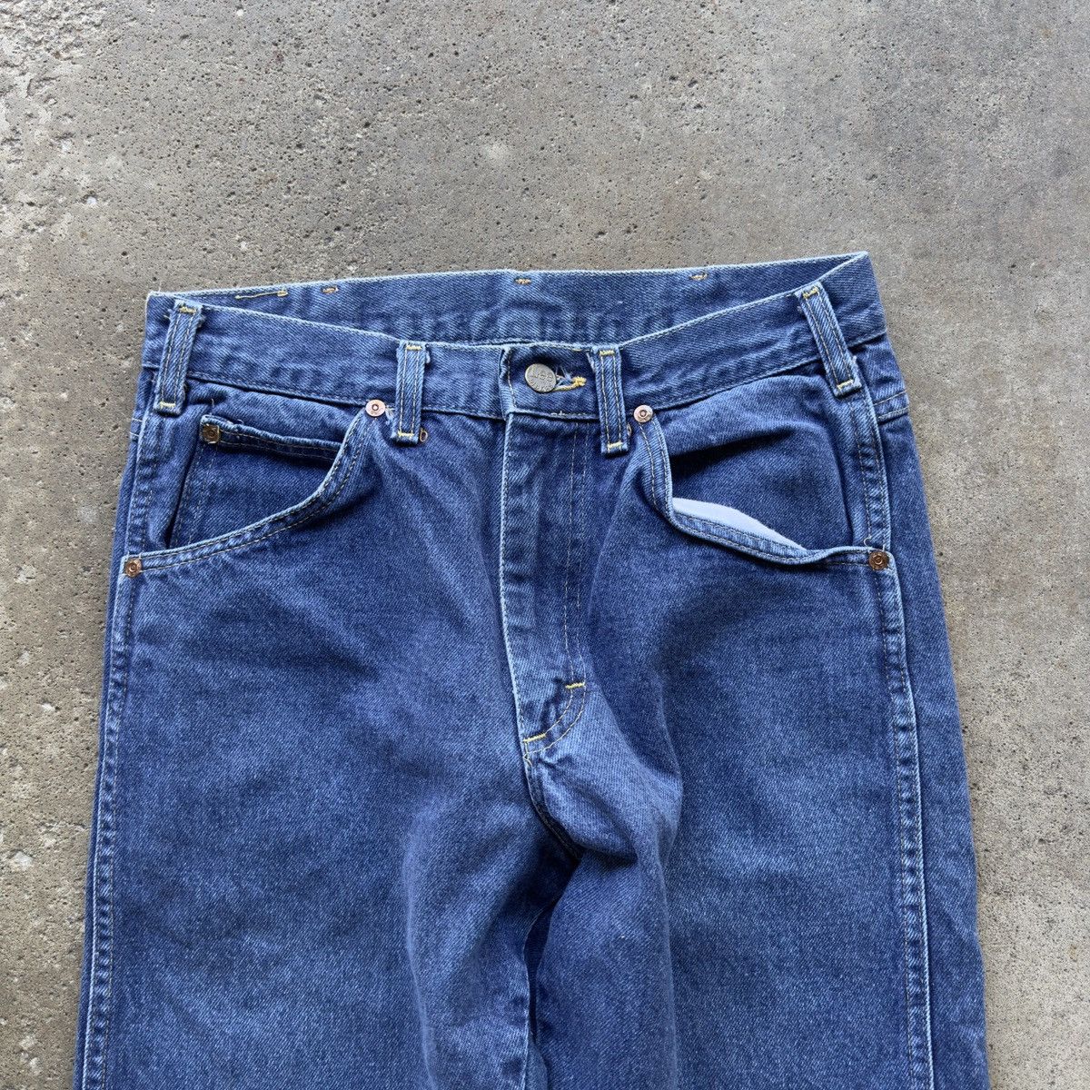 Vintage Vintage Lee Riders Faded Jeans Size US 29 - 3 Thumbnail