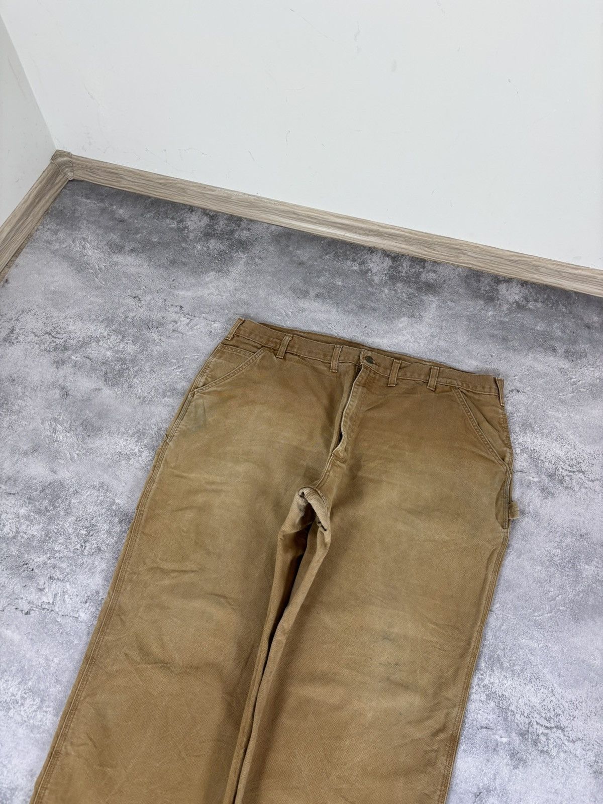 Carhartt Carhartt Men’s Duck Canvas Carpenter Pants USA Workwear Size US 44 / EU 60 - 6 Thumbnail