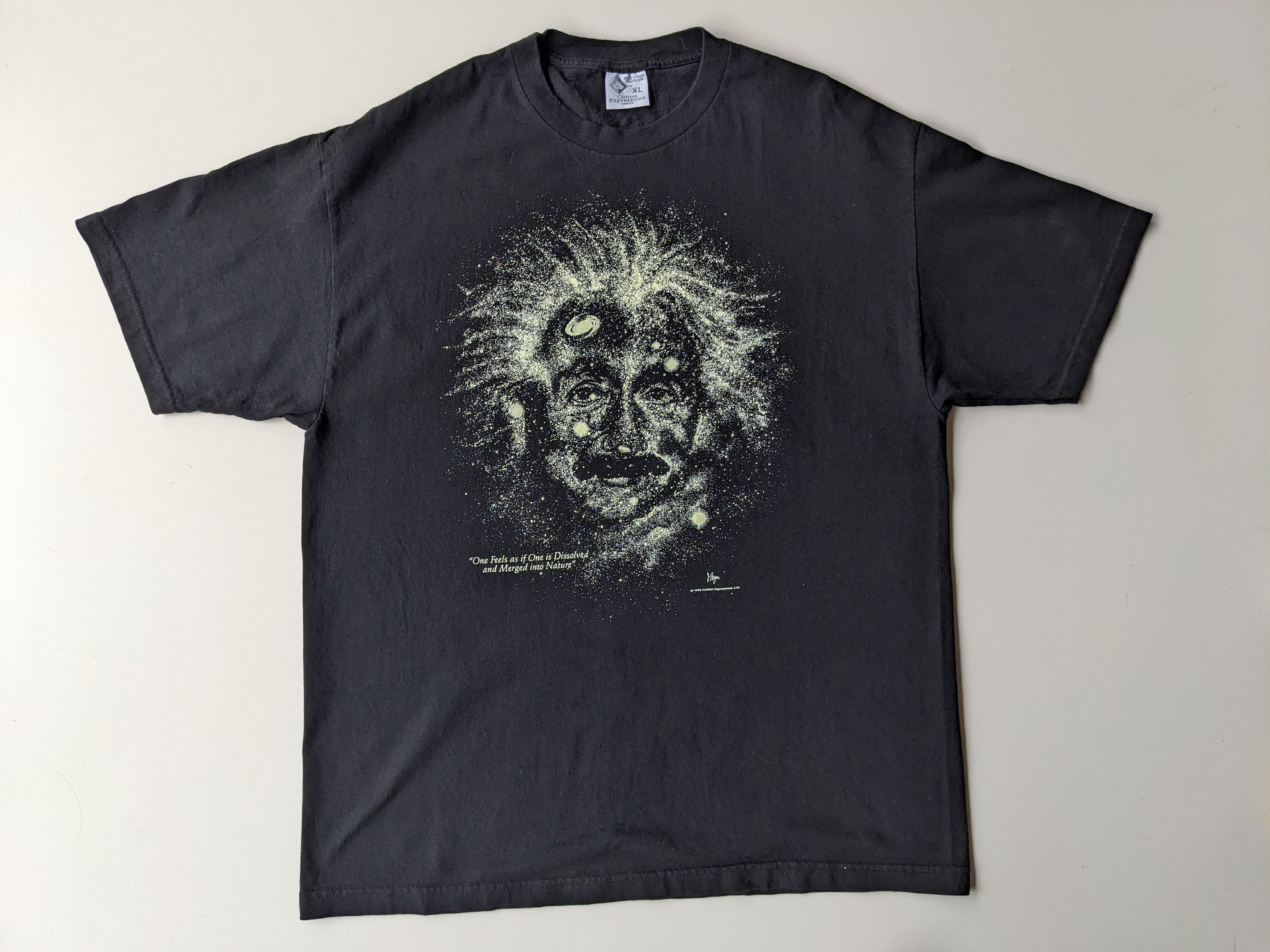 Vintage 1993 Albert Einstein glow in the dark