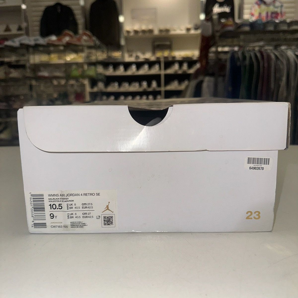 Jordan Brand × Nike Size 10.5W (9M) - Air Jordan 4 Starfish CW7183-100 2021 Size US 10.5 / IT 40.5 - 7 Thumbnail