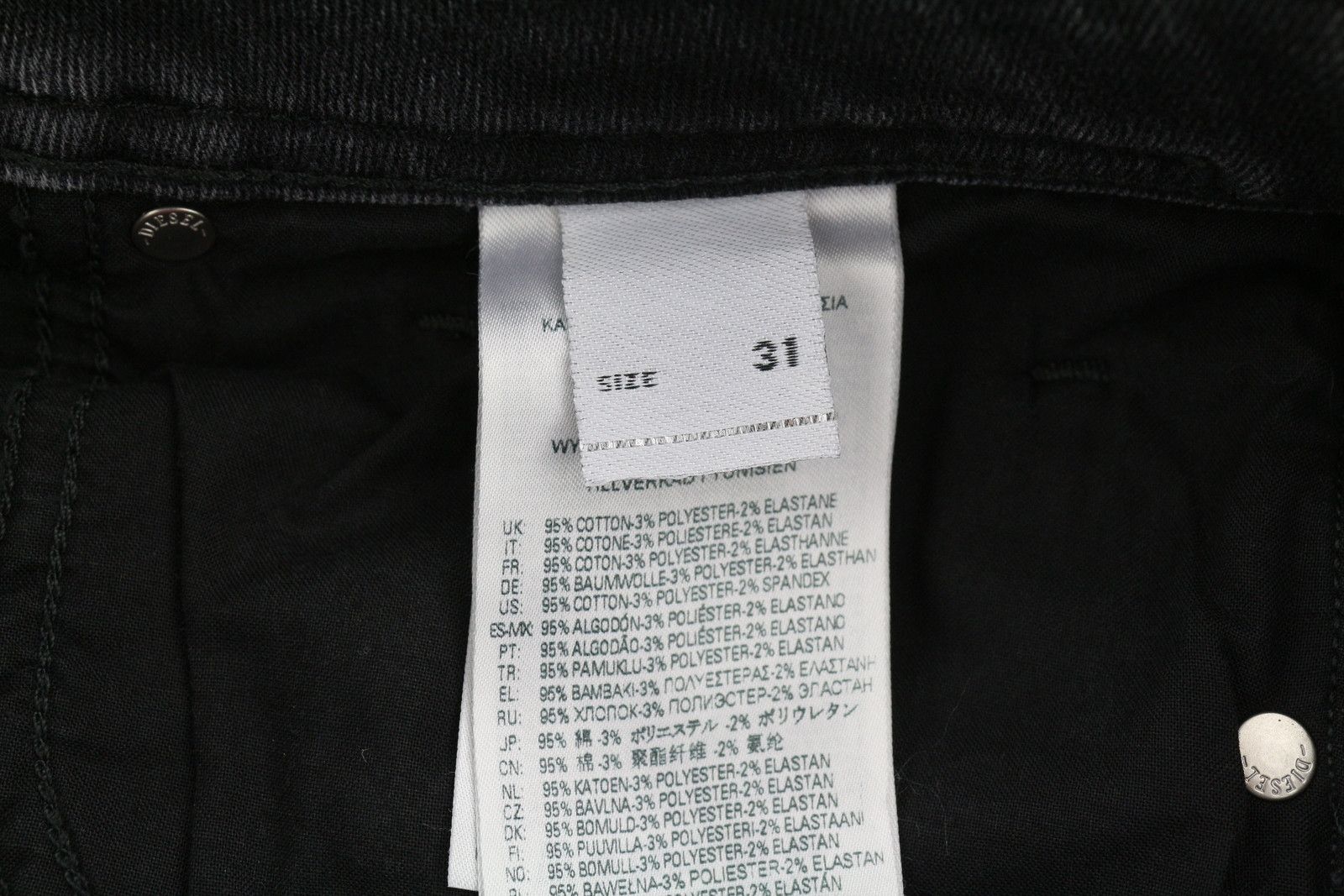 Diesel 1979 SLEENKER 0EIAG W31/L30 Skinny Low Waist Jeans 40915 Size US 31 - 9 Thumbnail
