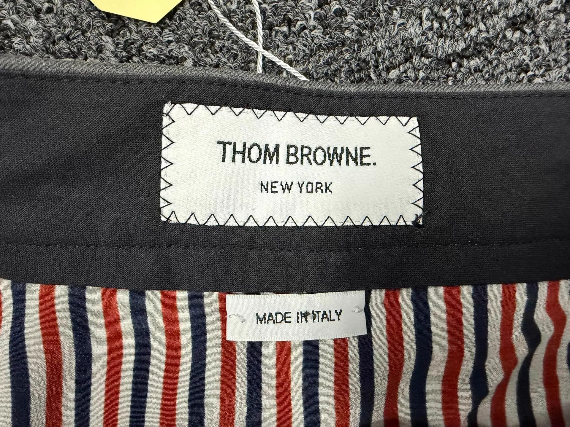 Thom Browne Thom Browne Women's Classic Pleated Skirt Mid Gray 38 Size 26" / US 2 / IT 38 - 4 Thumbnail