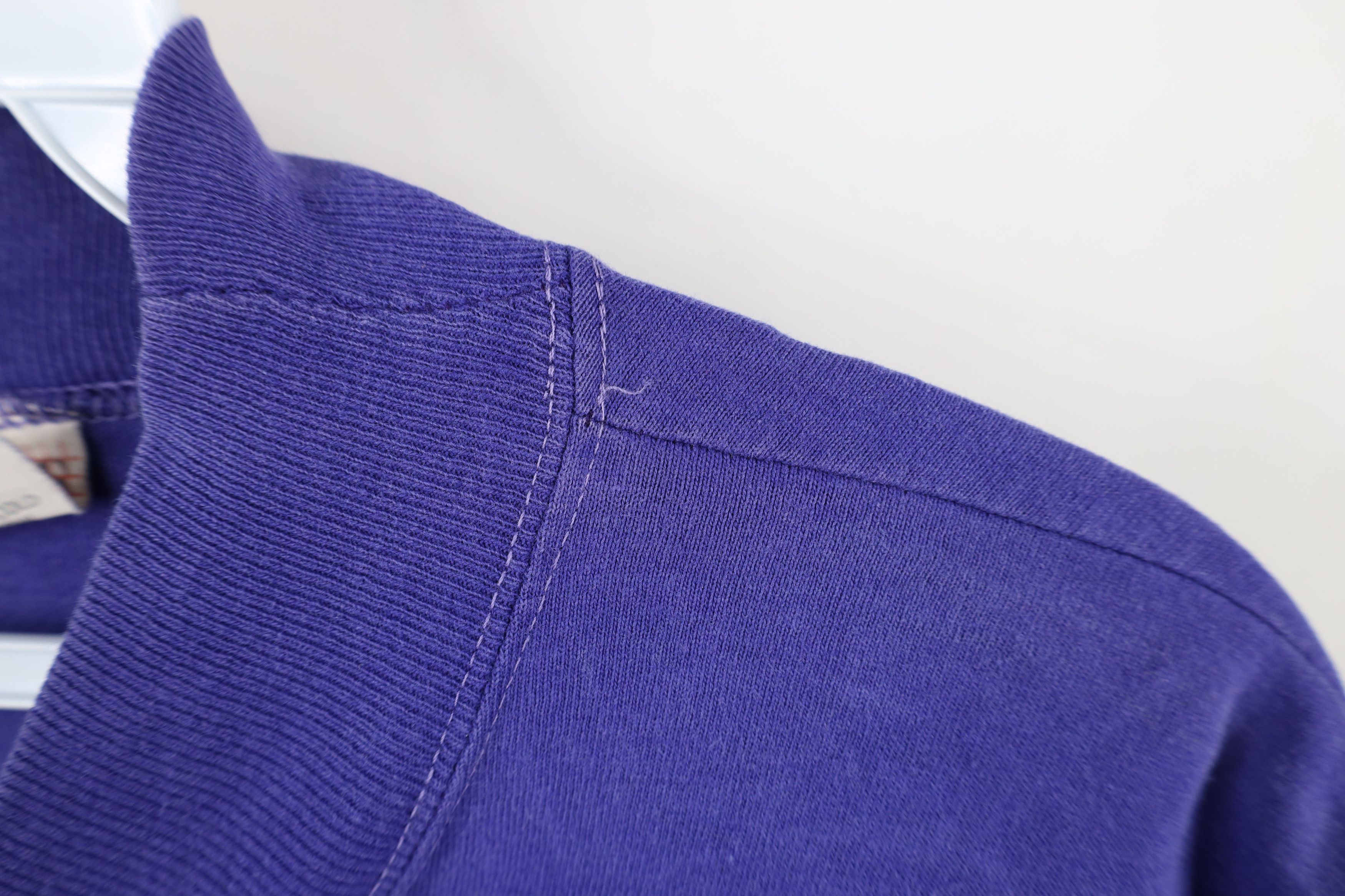 Guess × Vintage Vintage 80s Guess Mock Neck Boxy Fit Cropped T-Shirt USA Size ONE SIZE - 7 Thumbnail