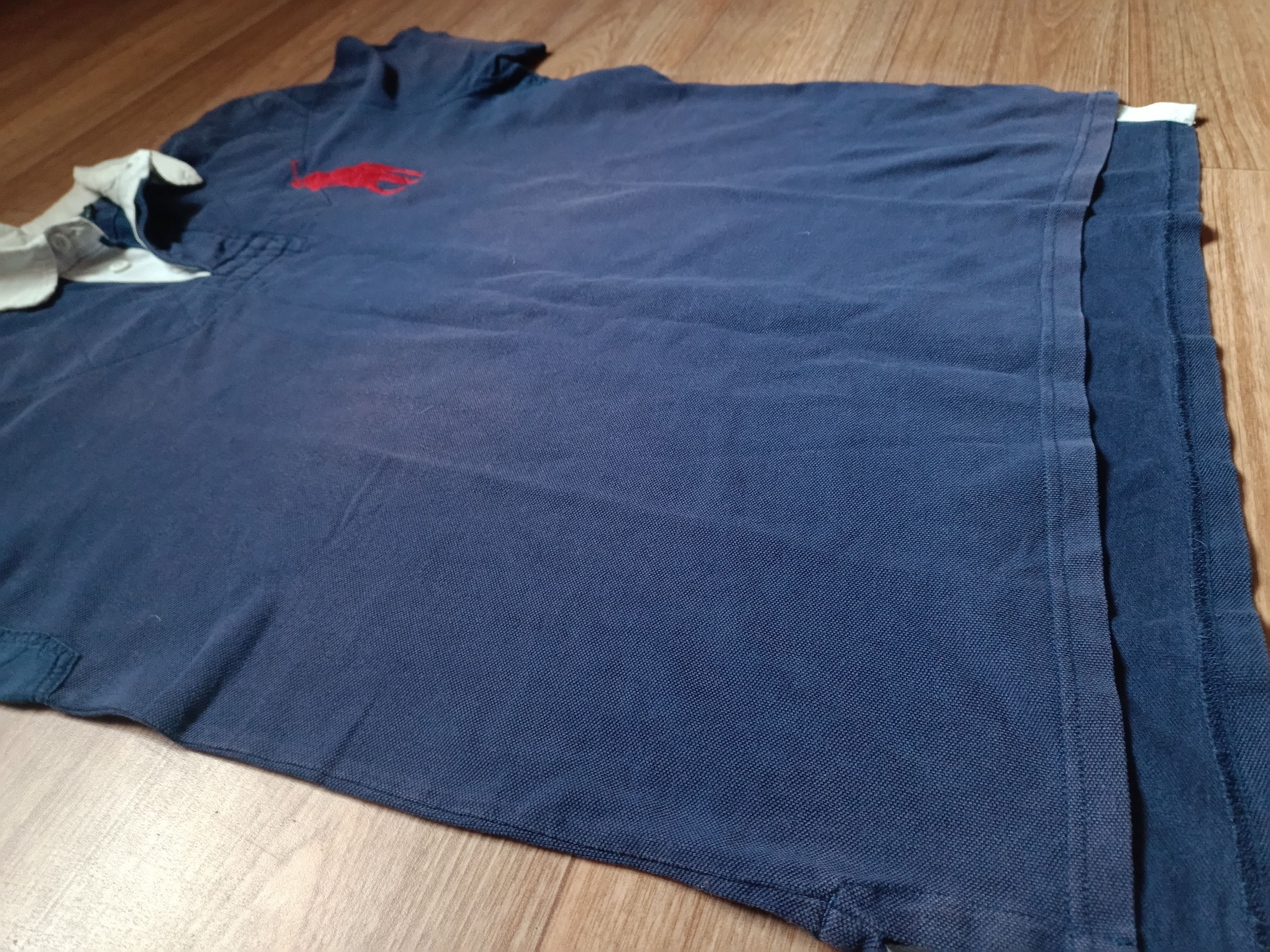 Polo Ralph Lauren × Vintage Vintage Polo Ralph Lauren Horse Blue Big Logo Size US XL / EU 56 / 4 - 12 Thumbnail