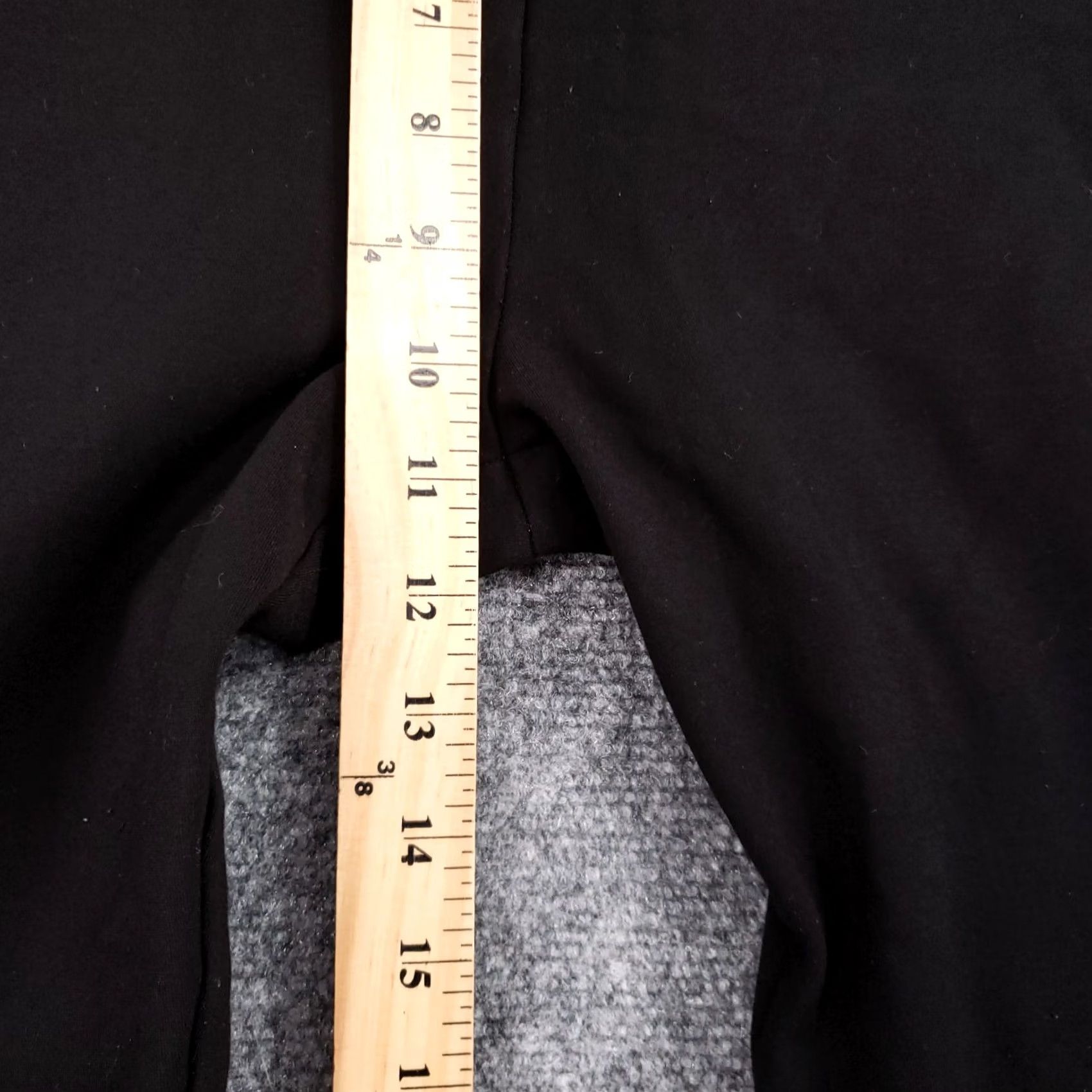 Vintage Betabrand Pants Women Medium Long Black Yoga Ankle Stretch Elastic Waist Pull On Size 32" / US 10 / IT 46 - 6 Thumbnail