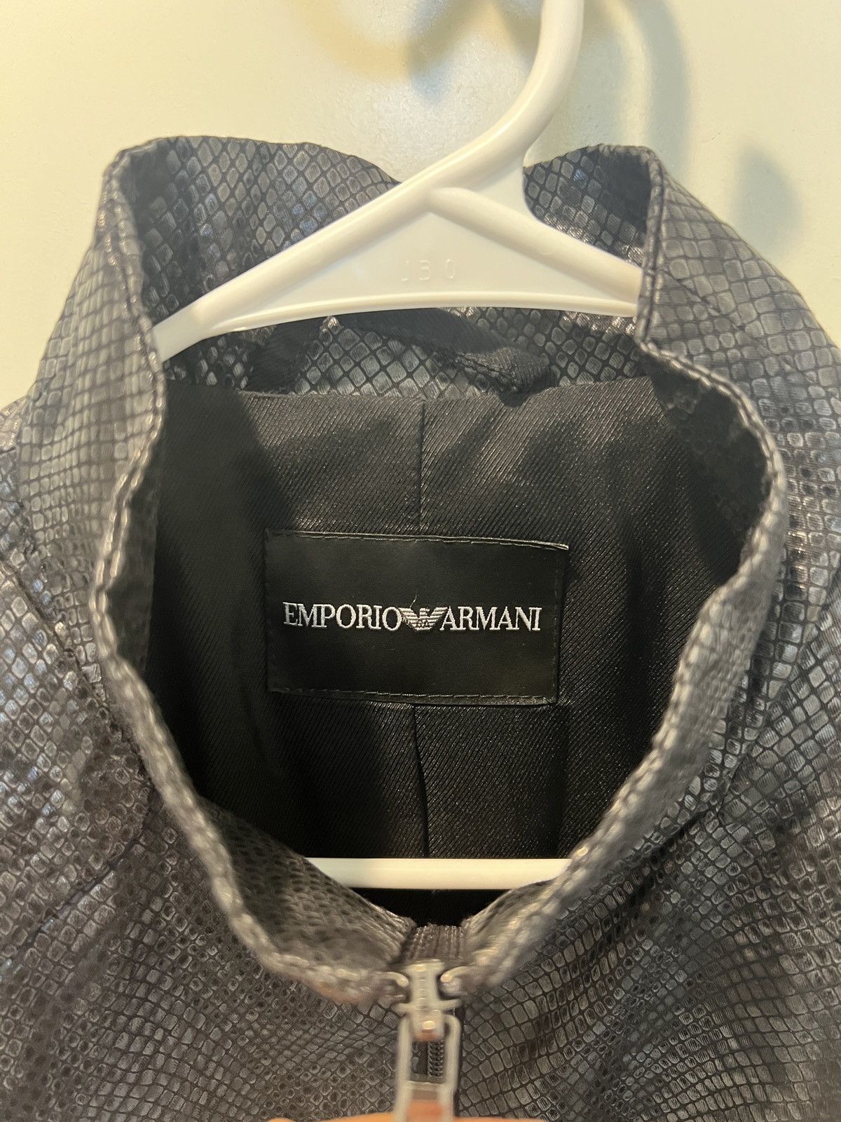 Emporio Armani Vintage Emporio Armani Snakeskin jacket Size S / US 4 / IT 40 - 7 Thumbnail
