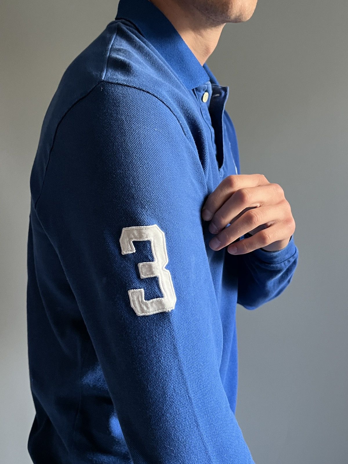Polo Ralph Lauren Polo Ralph Lauren Italy Chief Keef Vntg Longsleeve Big Pony Size US M / EU 48-50 / 2 - 9 Thumbnail