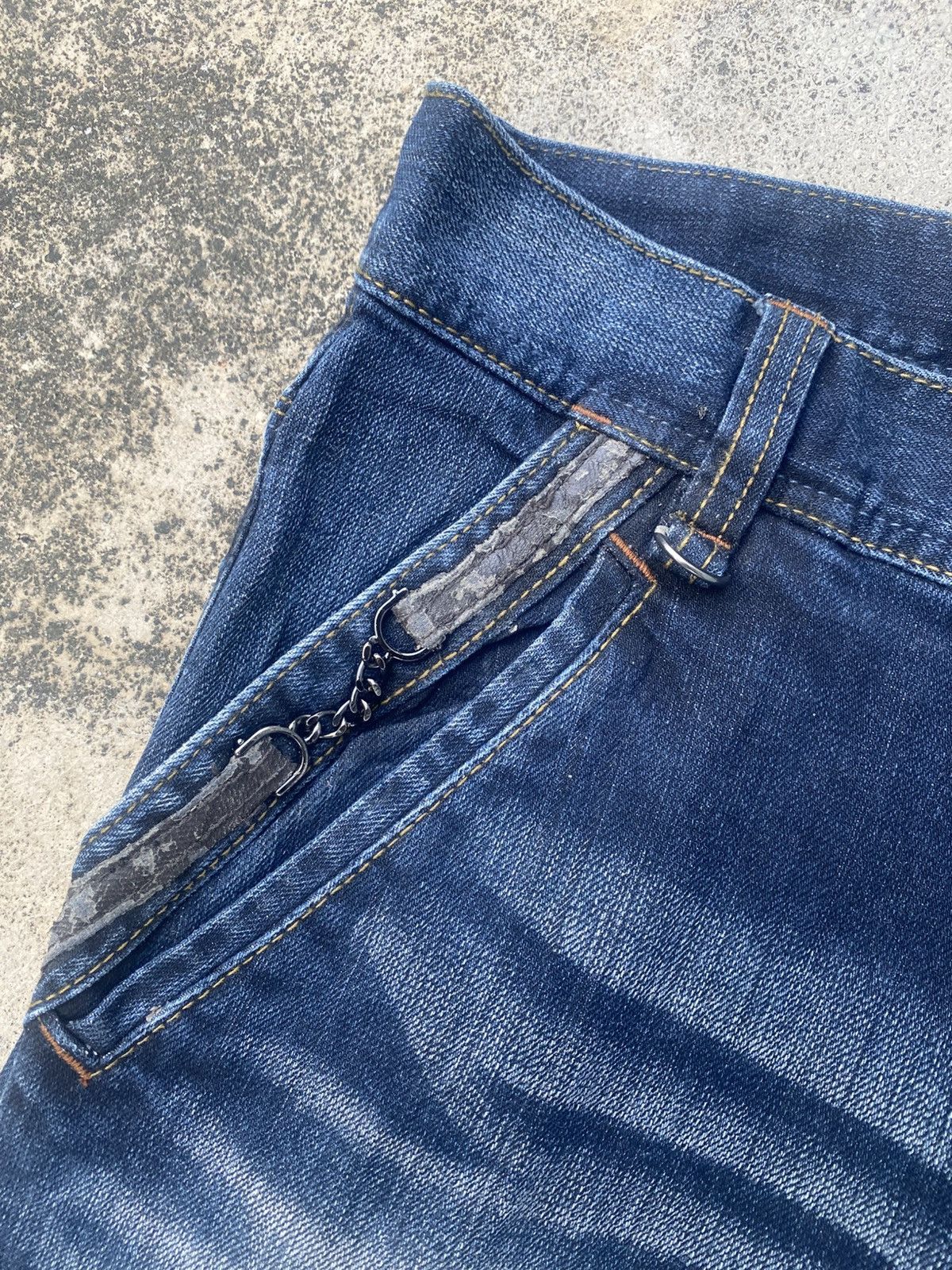 If Six Was Nine × Japanese Brand × Nicole Club Flare Jeans Nicole Club Faded Honeycomp Size US 32 / EU 48 - 6 Thumbnail