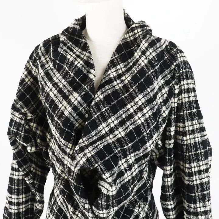 Issey Miyake issey miyake Wool checkered coat Size US M / EU 48-50 / 2 - 2 Thumbnail