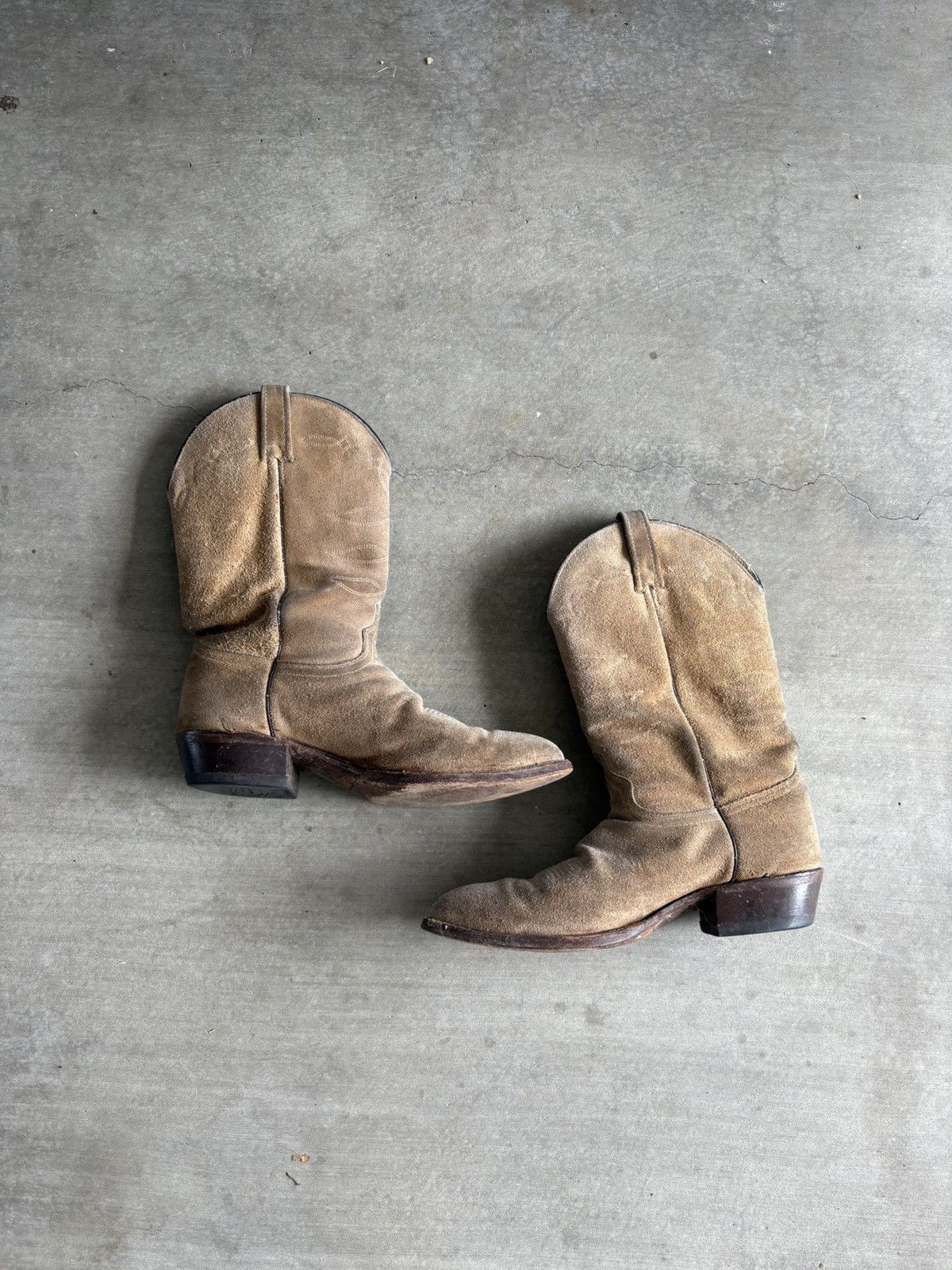 Vintage Texas Brand Campus Boots Men\'s 9.5D M 63 Western Workwear Vintage Dingo 1969 boots Mens 10 1/2 D | Mercari main image 4