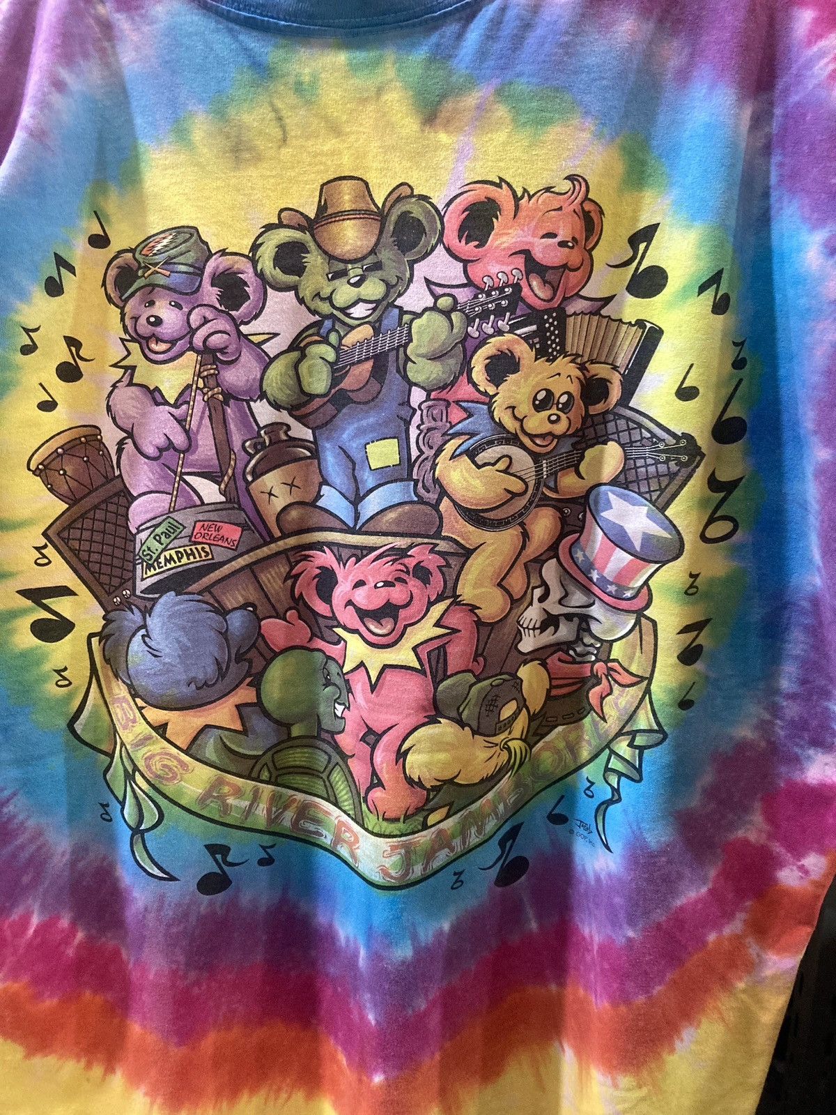 Grateful Dead Grateful dead LiquidBlue t shirt 90’s Size US XXL / EU 58 / 5 - 4 Thumbnail