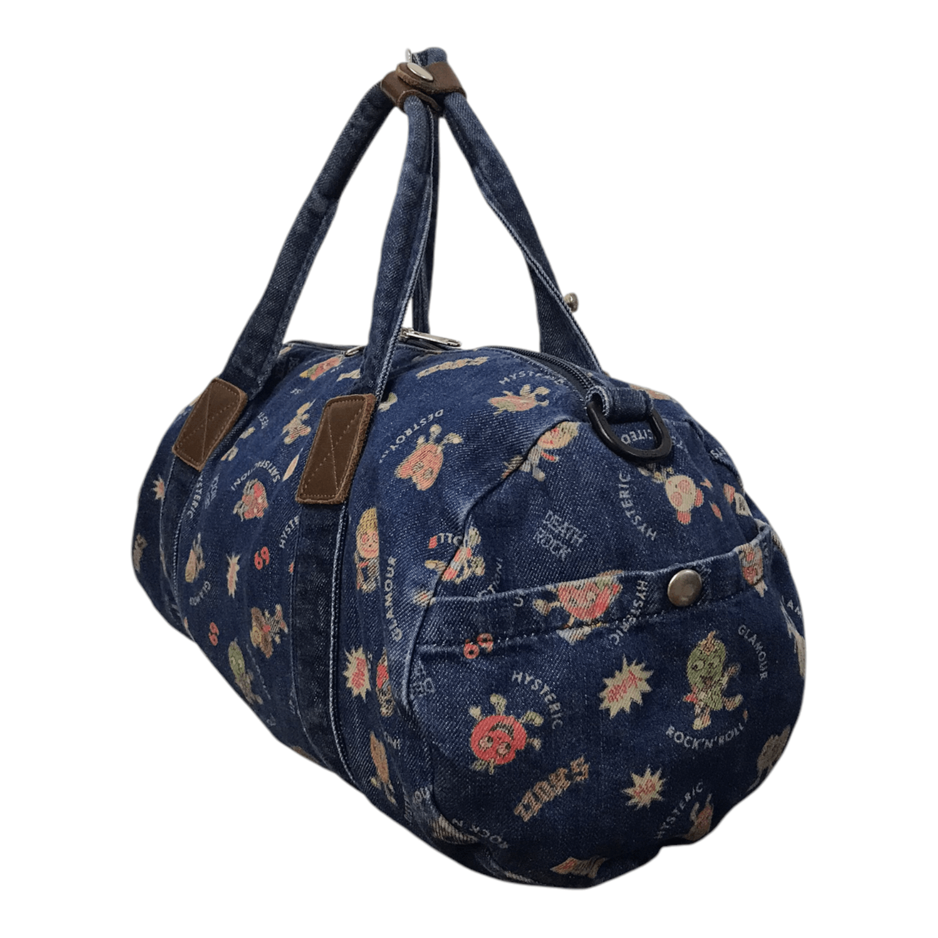 Hysteric Glamour × If Six Was Nine × Japanese Brand Hysteric Glamour Denim Duffle Bag Size ONE SIZE - 4 Thumbnail