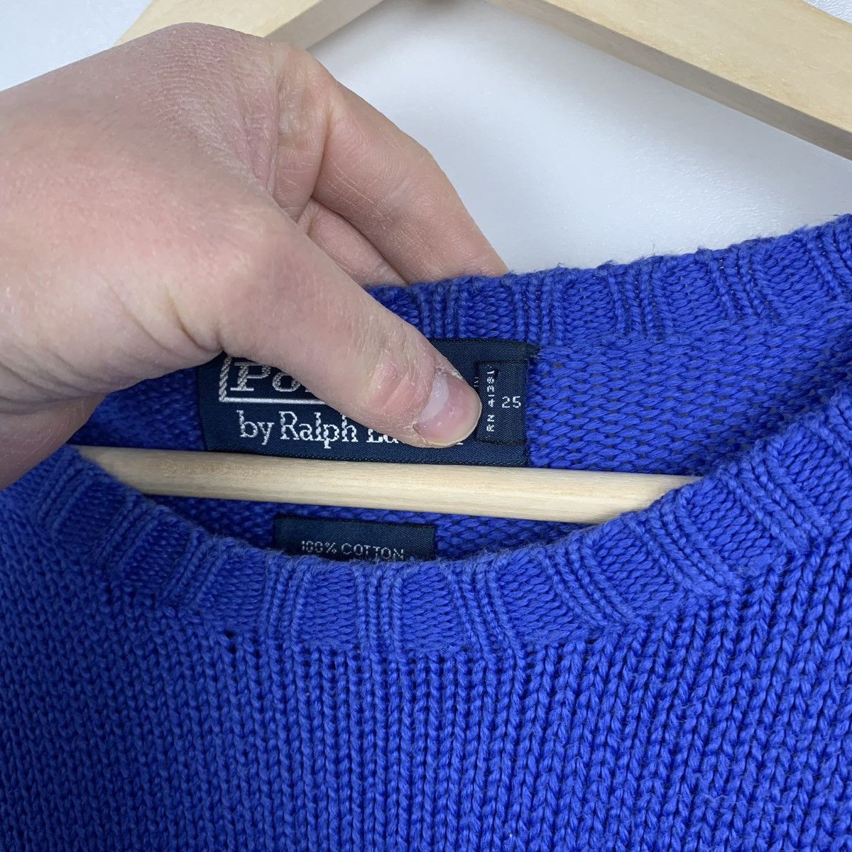Polo Ralph Lauren Vintage Polo Ralph Lauren Heavyweight Knit Sweater Y2K Size US XL / EU 56 / 4 - 8 Thumbnail