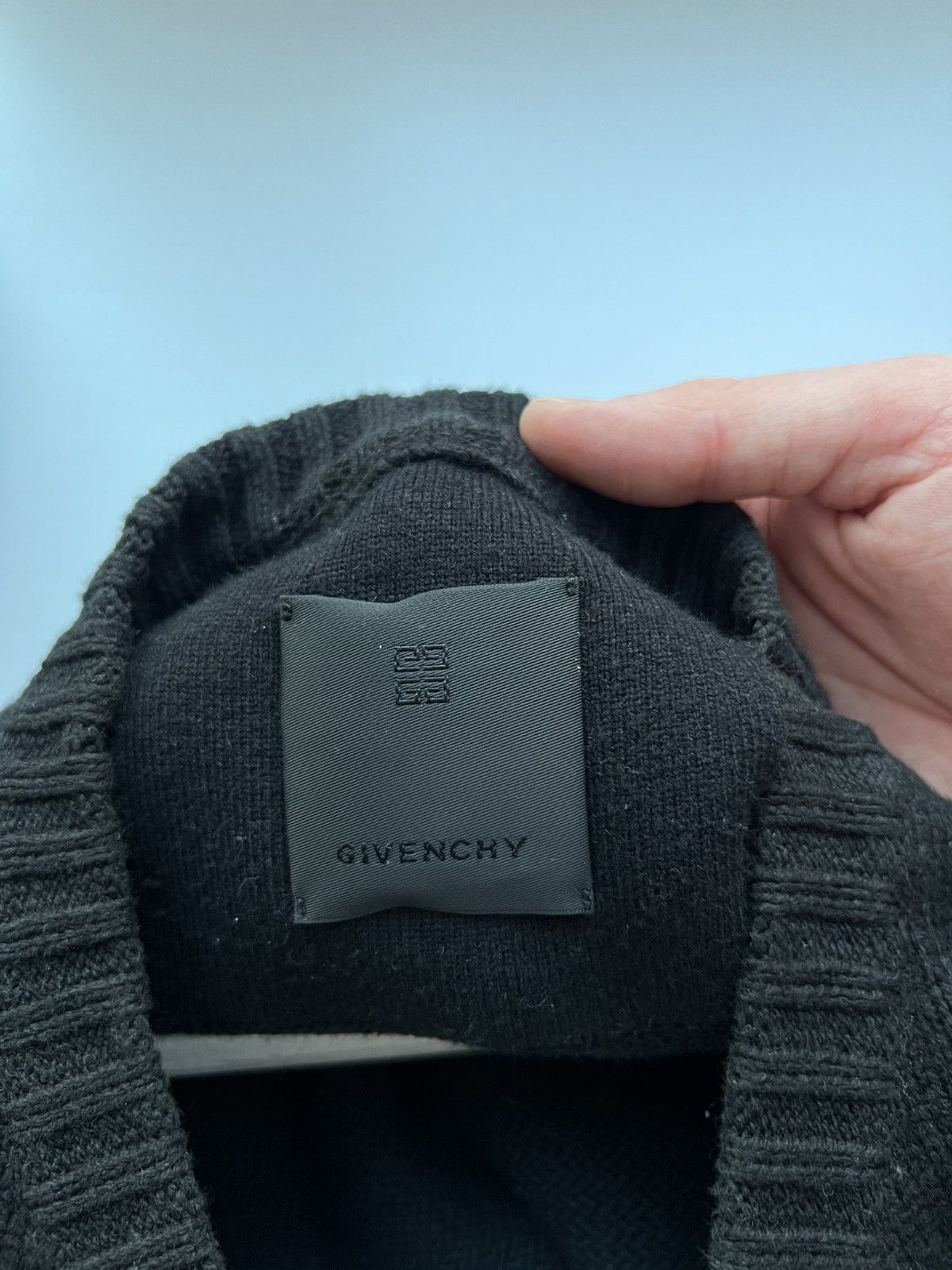 Givenchy GIVENCHY OVERSIZED KNITTED COTTON SWEATER HEAVYWEIGHT Size US M / EU 48-50 / 2 - 13 Thumbnail