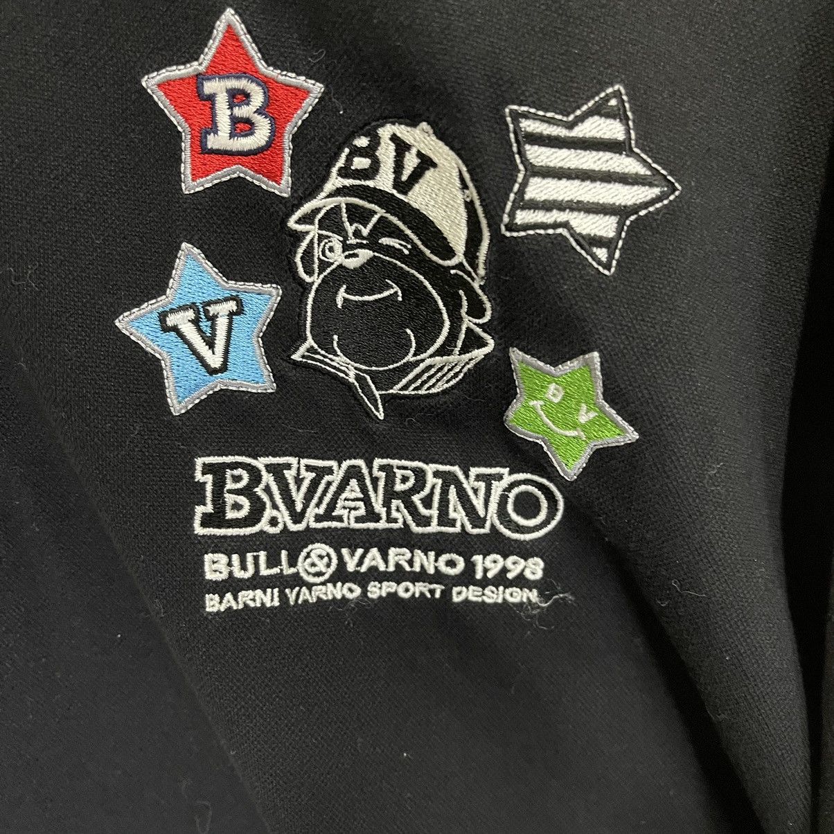 Japanese Brand Bull & Varno Big Logo Collar Shirts Size XL Size US XL / EU 56 / 4 - 6 Thumbnail