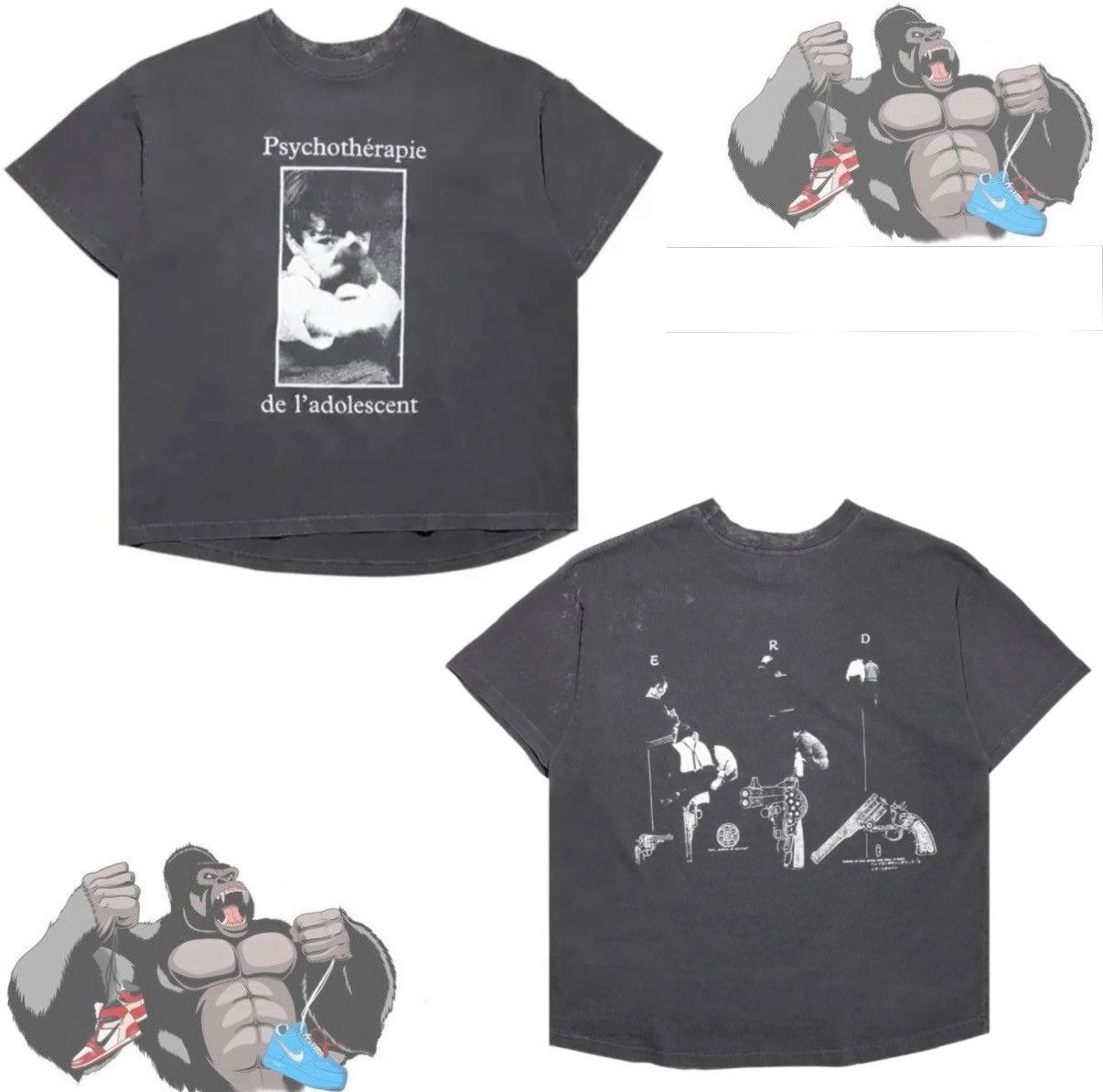 Enfants Riches Deprimes Enfants Riches Deprimes Psychothérapie De L'Adolescent Tee Size US XL / EU 56 / 4 - 1 Thumbnail