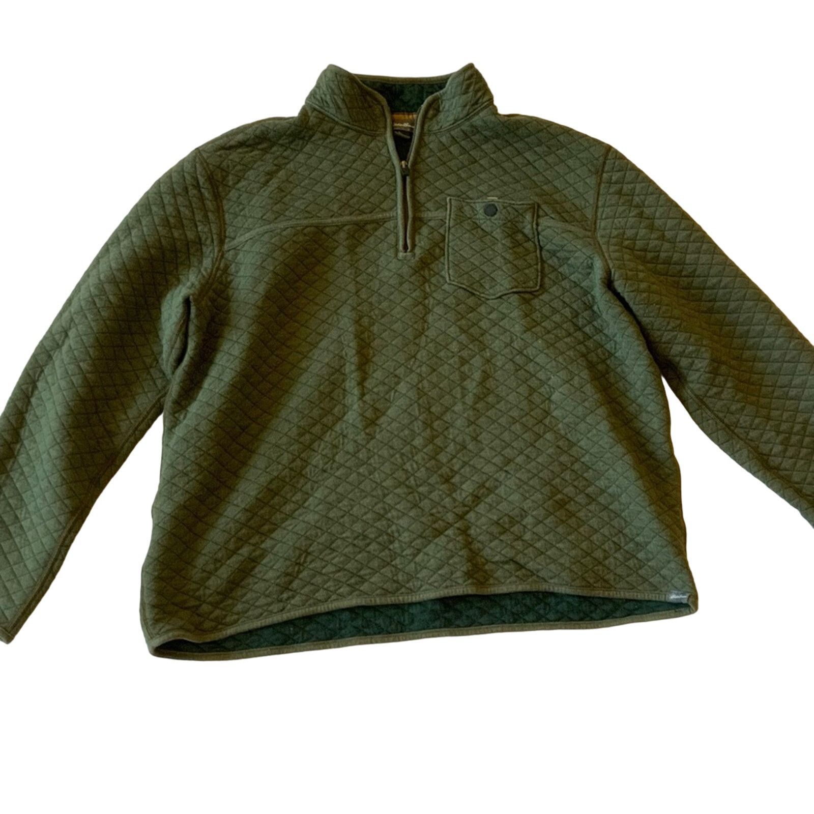 Eddie Bauer Green Eddie Bauer quarter zip pullover Size US XL / EU 56 / 4 - 1 Thumbnail