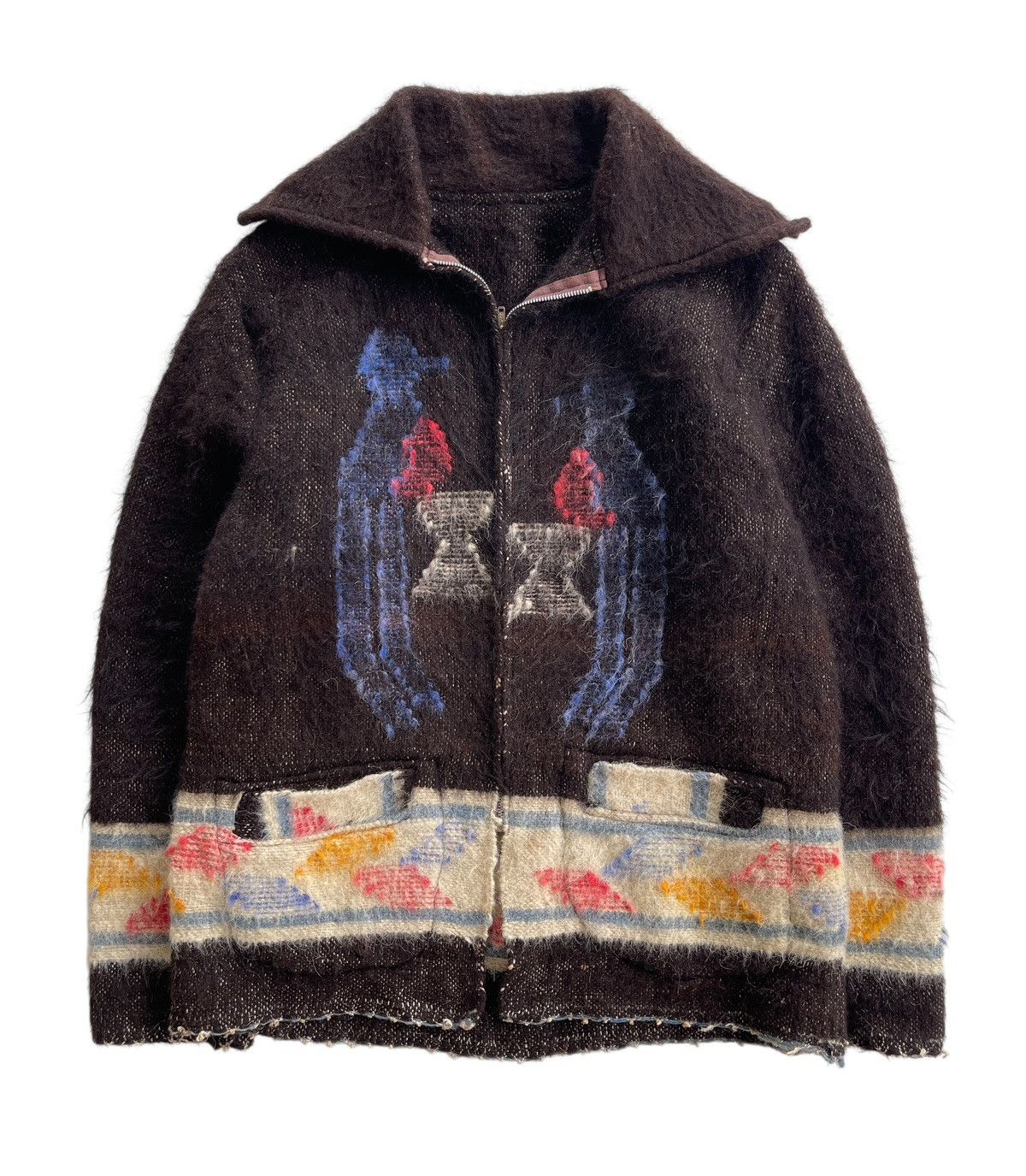 Vintage 1970s Southwestern Jack Mohair Jacket Size US M / EU 48-50 / 2 - 1 Thumbnail
