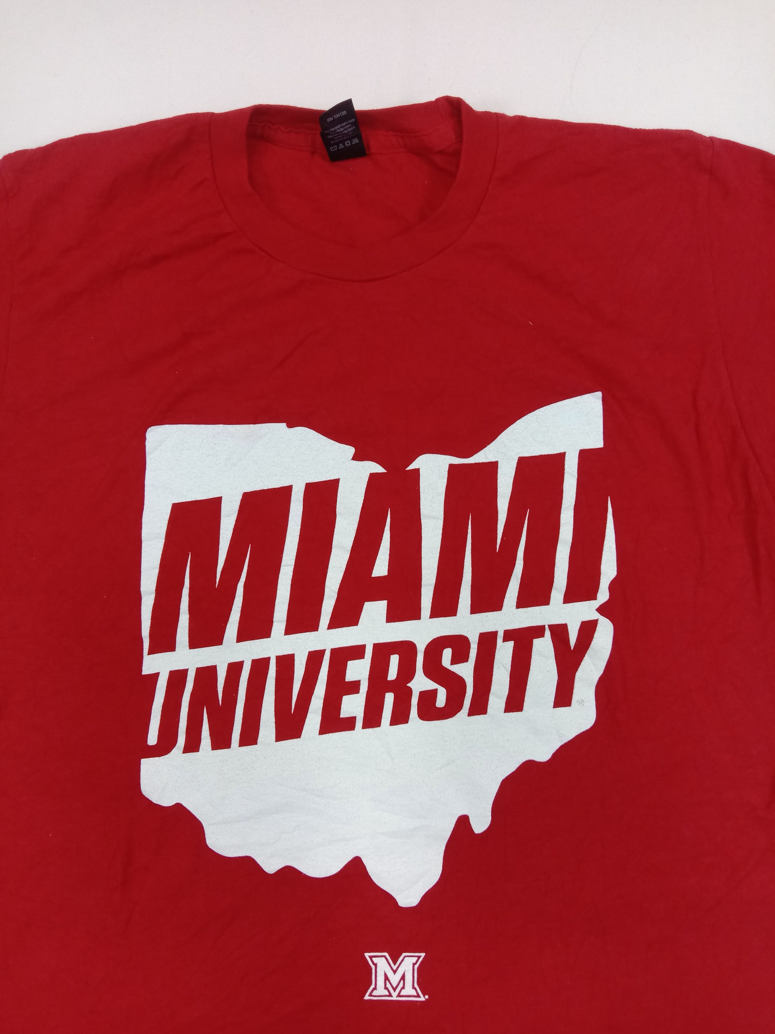 Tultex Vintage Miami University T Shirt Size US M / EU 48-50 / 2 - 2 Thumbnail