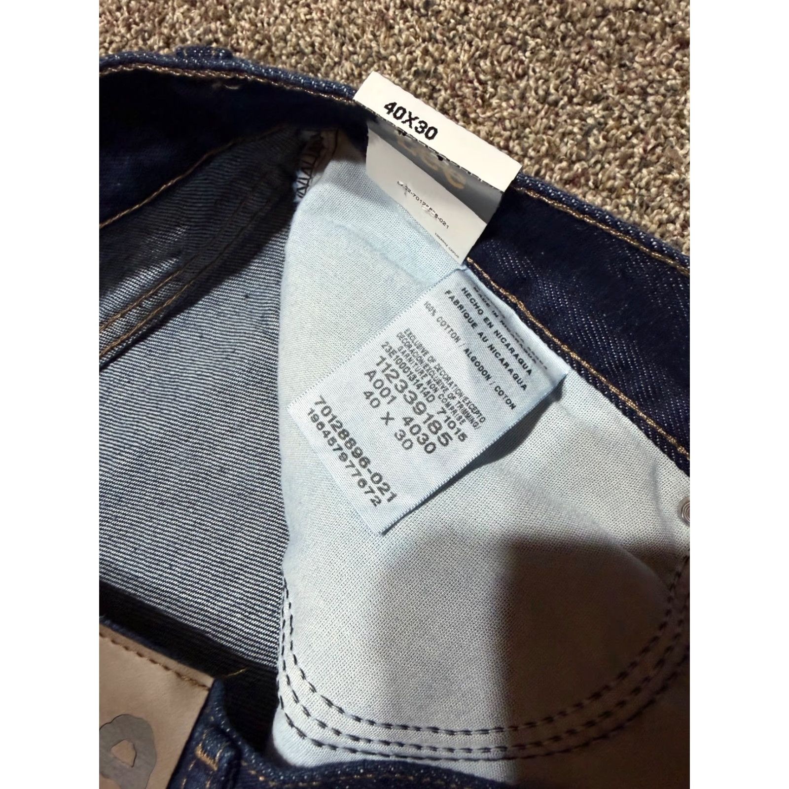Lee Lee Men Jeans Size 40 Blue Denim NEW Straight Fit 40X30 Jeans Size US 40 / EU 56 - 7 Thumbnail